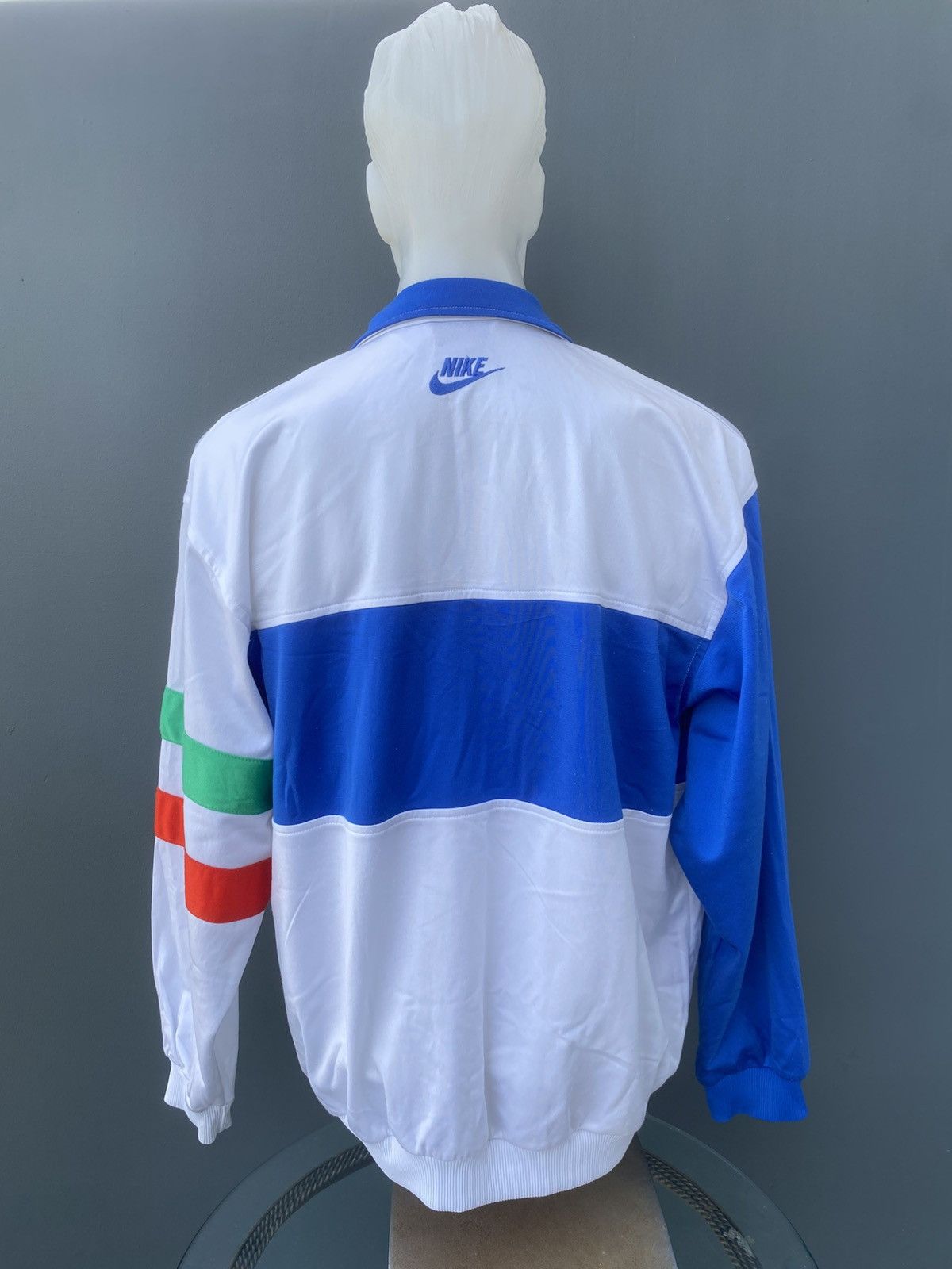 Nike × Sports Specialties VTG 1996 NIKE AZZURI ITALY WORLD CUP TRAINER TRACKTOP Size US L / EU 52-54 / 3 - 2 Thumbnail