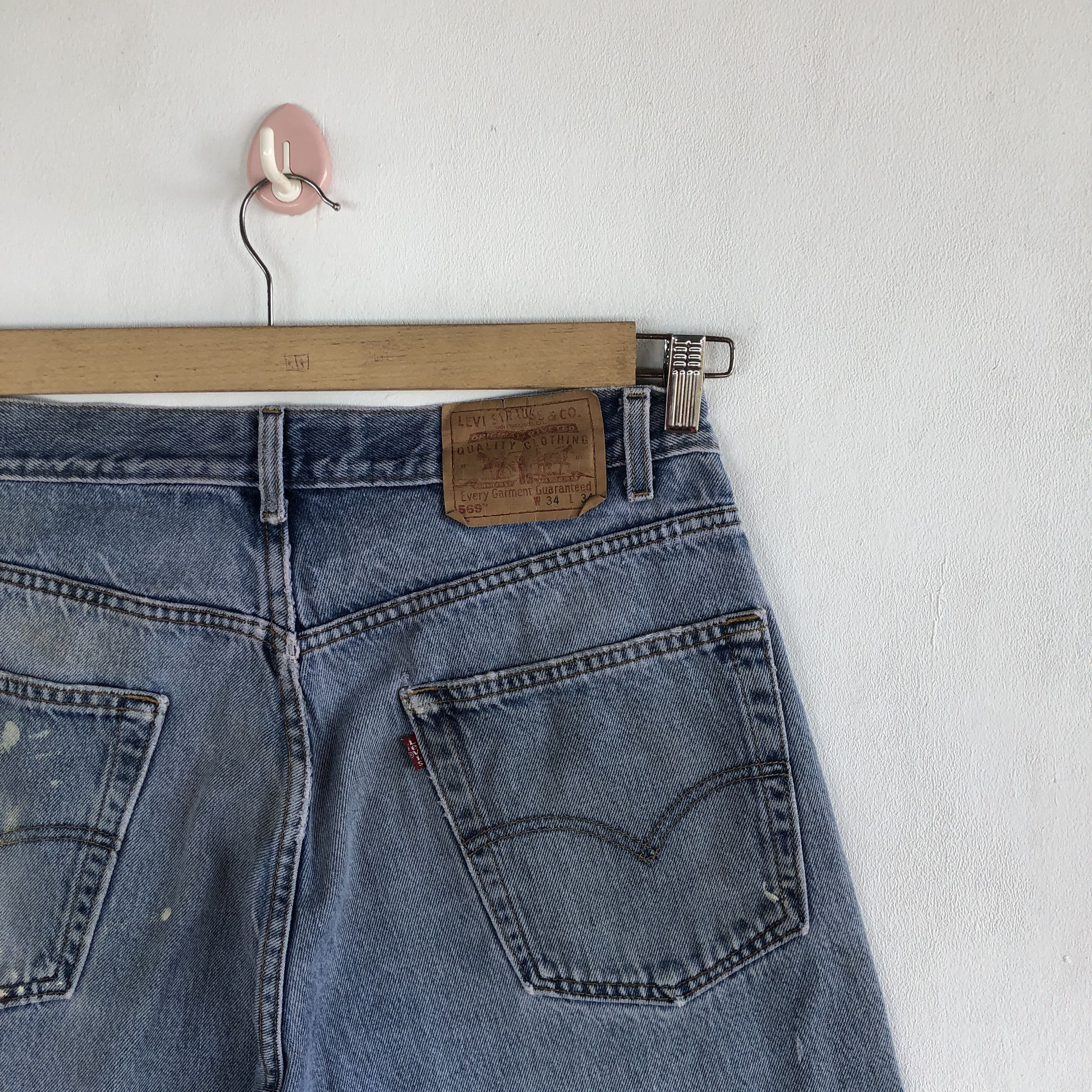 Levi's Vintage Levis Distressed Baggy Jeans Levi's 569 Faded Denim Size US 30 / EU 46 - 7 Thumbnail