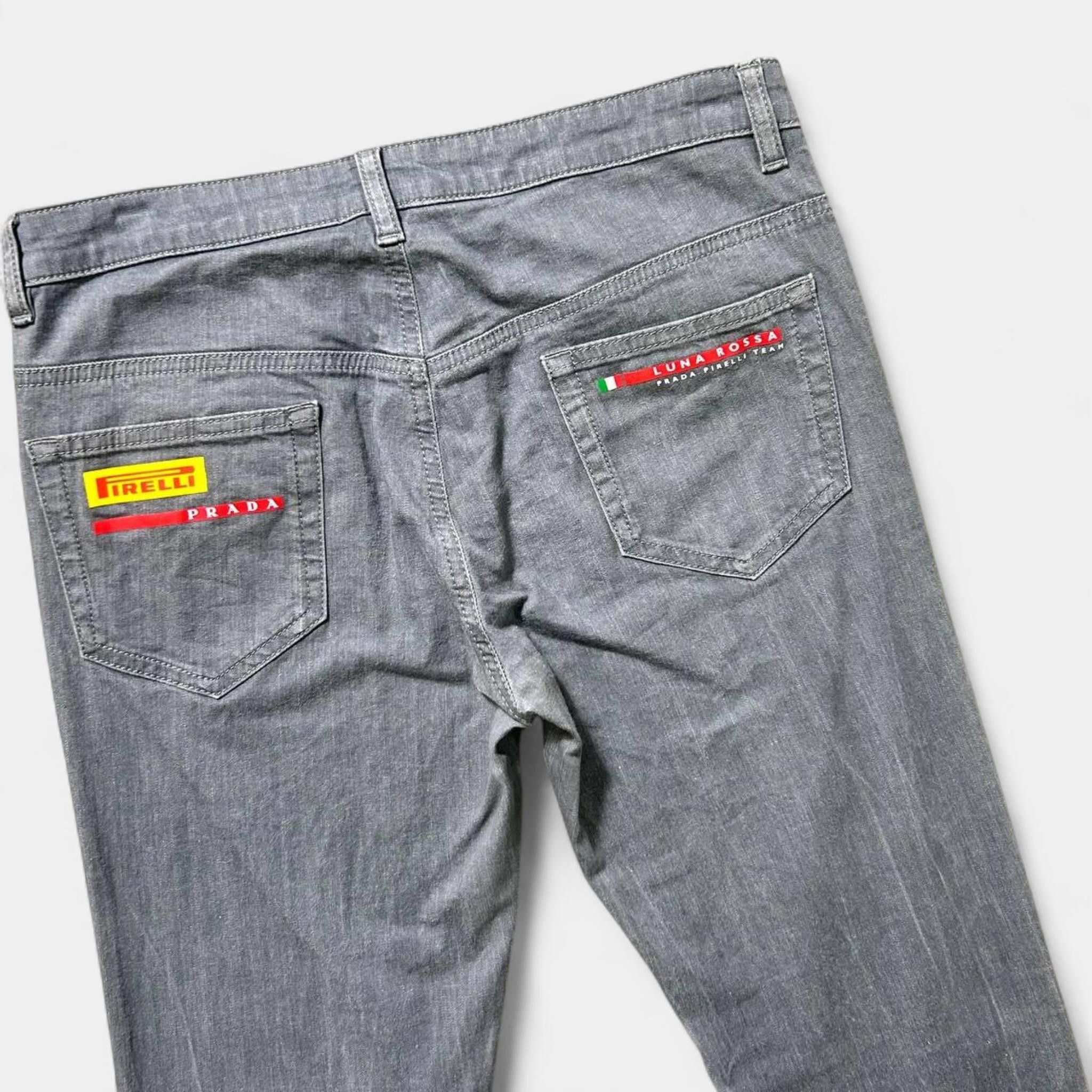 Prada Prada Luna Rosa Denim Pants Size US 27 - 2 Thumbnail