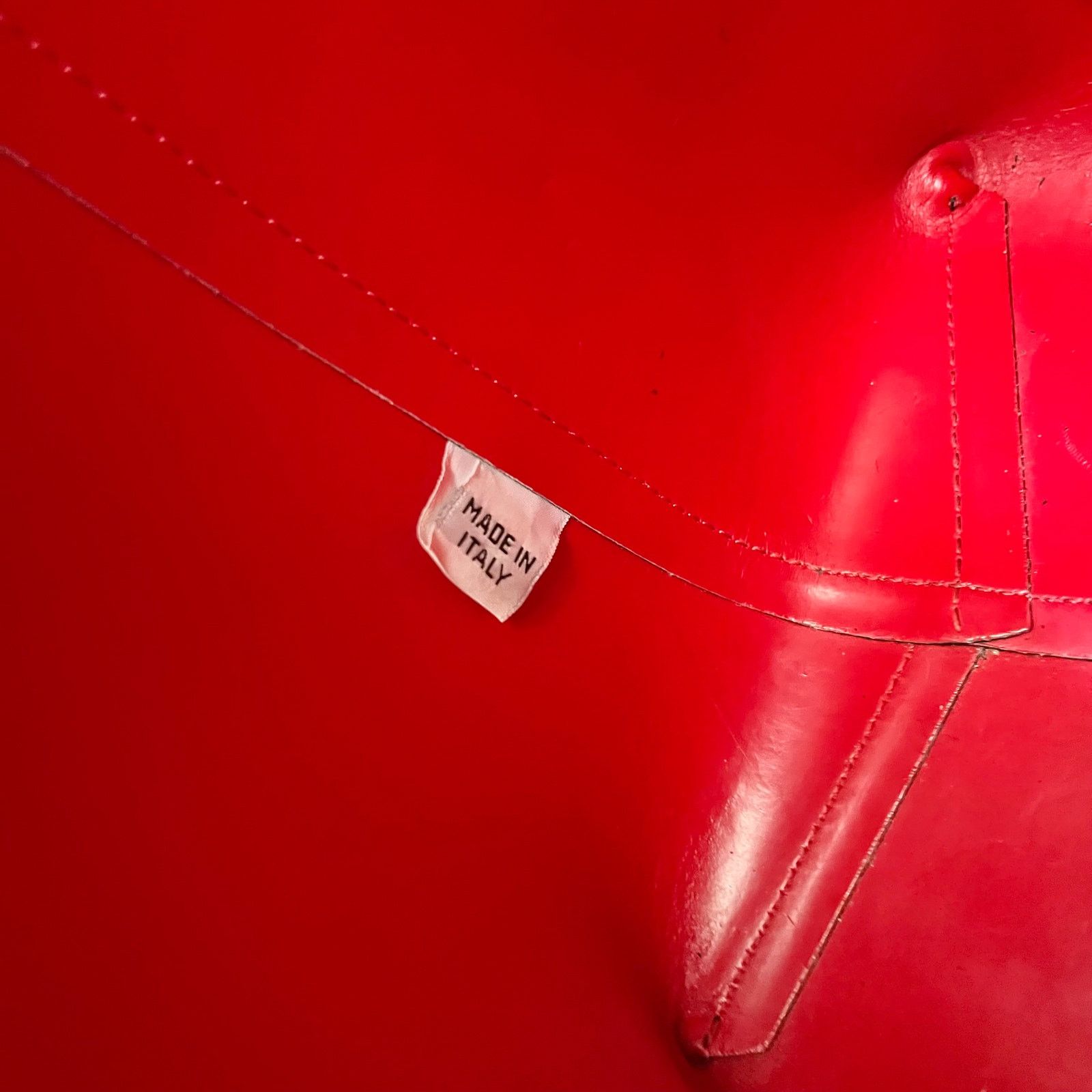 Mansur Gavriel Mansur Gavriel Black Red Leather Drawstring Bucket Bag Size ONE SIZE - 5 Thumbnail