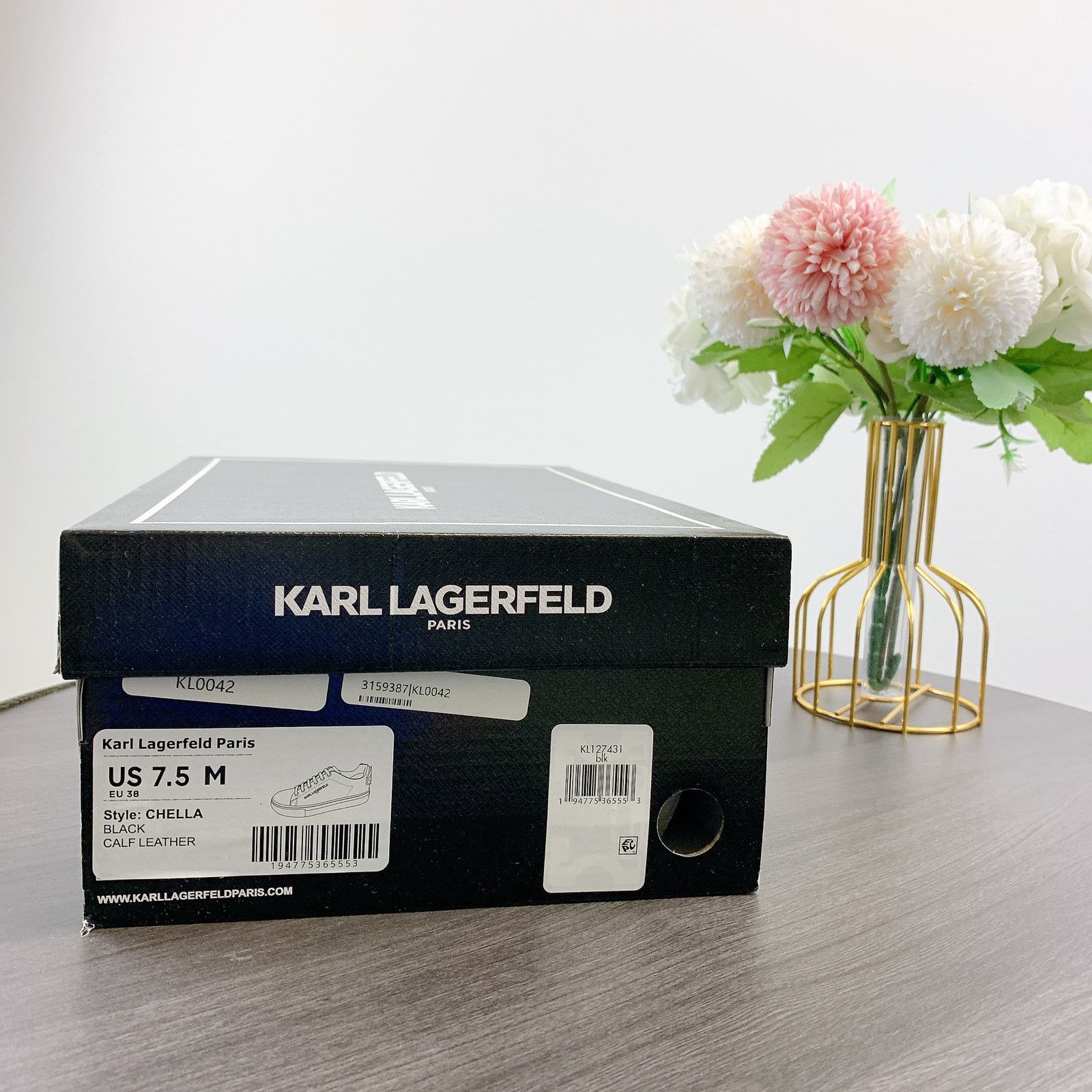 Karl Lagerfeld Karl Lagerfeld KL127431 CHELLA SNEAKER US 7.5 Size ONE SIZE - 7 Thumbnail