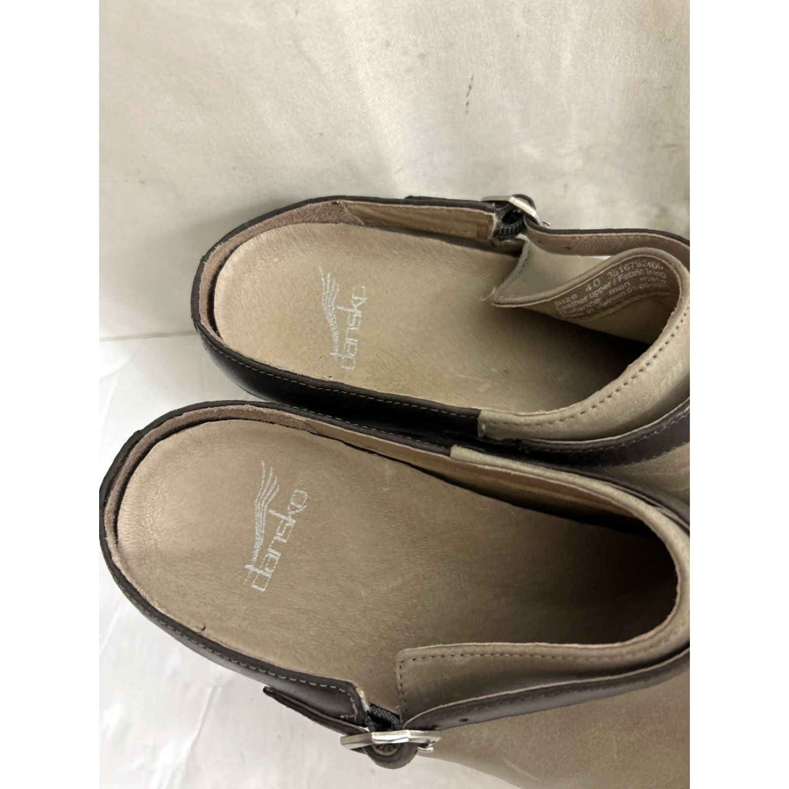 Dansko Dansko Malissa Leather Women's Mule Bootie Slip On Casual High Heel Stone Burnished Calf 40 US 9.5-10 Womens Medium Width Leather Breathable Cushioned Size ONE SIZE - 5 Thumbnail