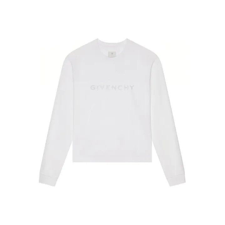 Givenchy Givenchy Men's Letter Print Loose Long-Sleeve T-Shirt Size US XXL / EU 58 / 5 - 1 Thumbnail