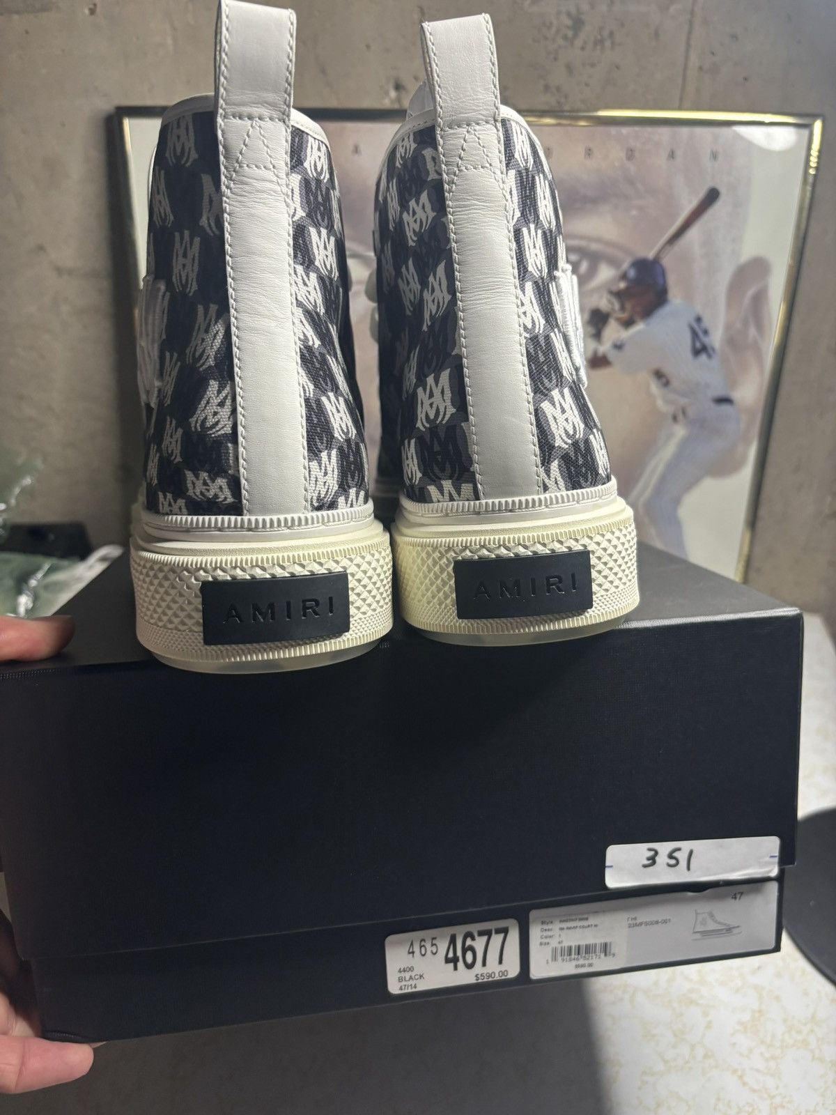 Amiri Amiri Court High Size US 13 / EU 46 - 7 Thumbnail