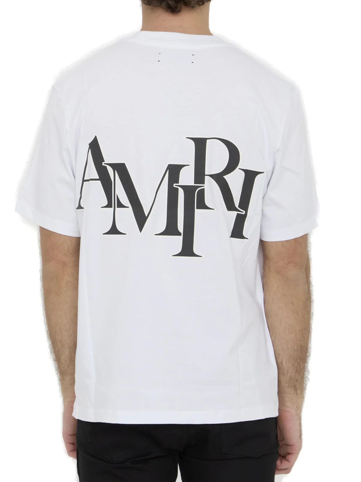 Amiri o1y0525 Logo T-Shirt in White Size US XL / EU 56 / 4 - 4 Thumbnail