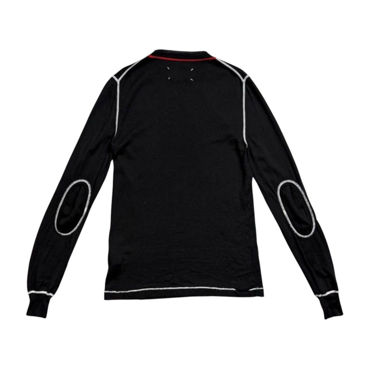 Maison Margiela MAISON MARGIELA Contrast Stitch Knit Sweater LongSleeve Size US M / EU 48-50 / 2 - 2 Thumbnail