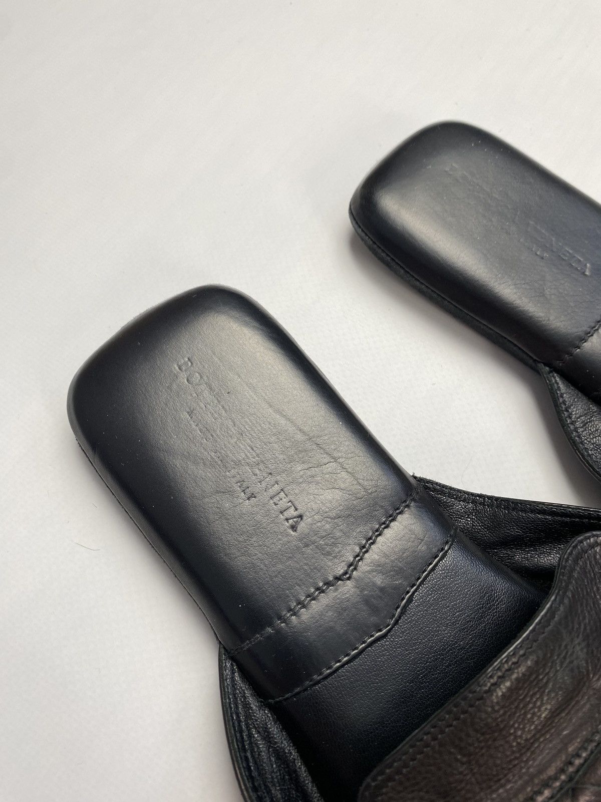 Bottega Veneta Bottega Veneta Leather Mules Size US 11 / EU 44 - 4 Thumbnail