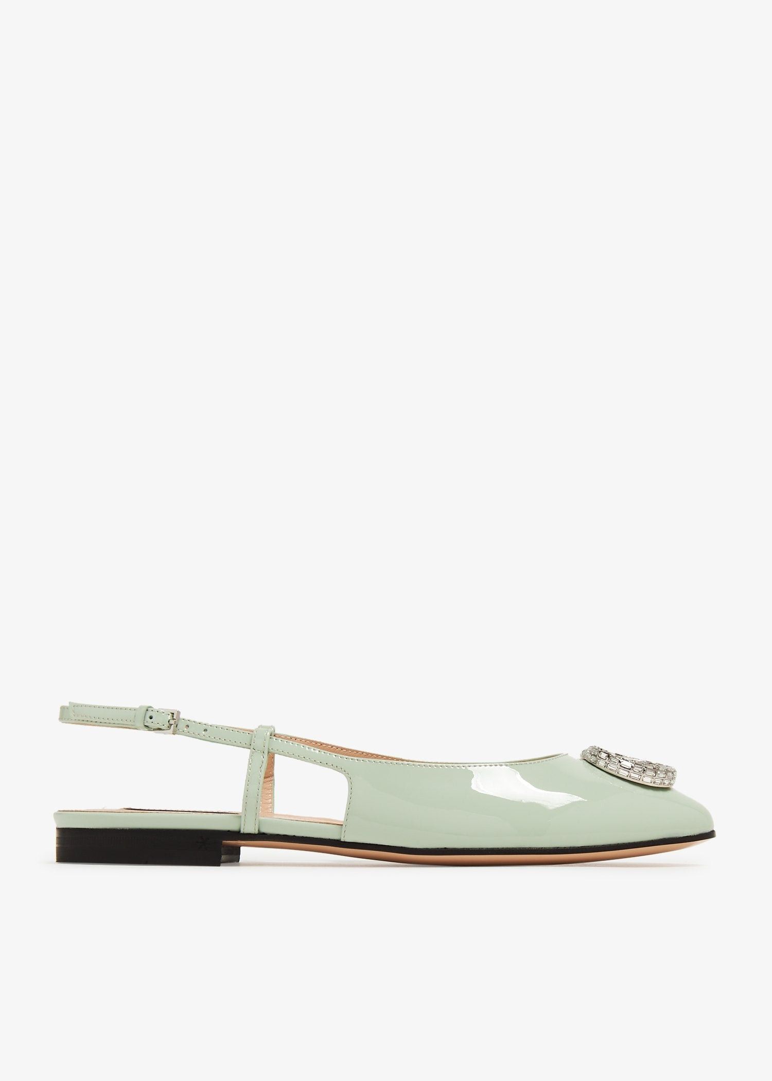 Gucci Gucci Crystal Double G Ballerina Flats SIZE 37 Size ONE SIZE - 1 Thumbnail
