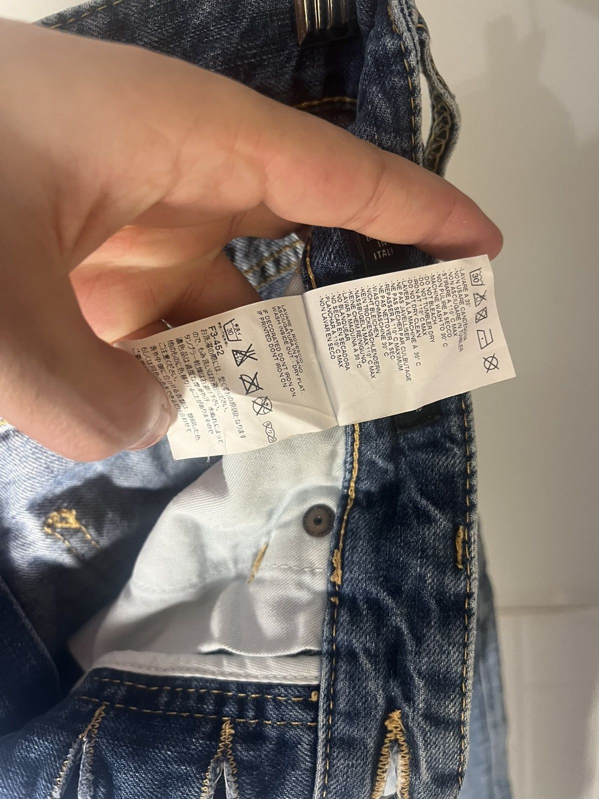 Dsquared2 × Vintage VERY RARE DSQUARED2 DENIM JEANS ITALIAN DESIGNER LUXURY Y2K Size US 32 / EU 48 - 12 Thumbnail