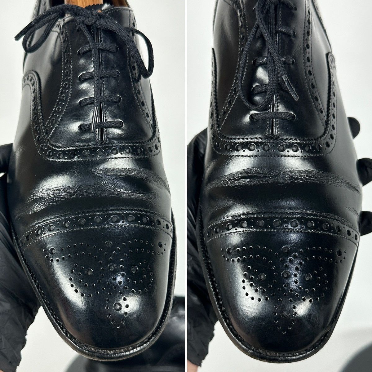 Church's Church’s Black Leather Oxford Brogue Dress England Shoes Size US 9.5 / EU 42-43 - 21 Thumbnail