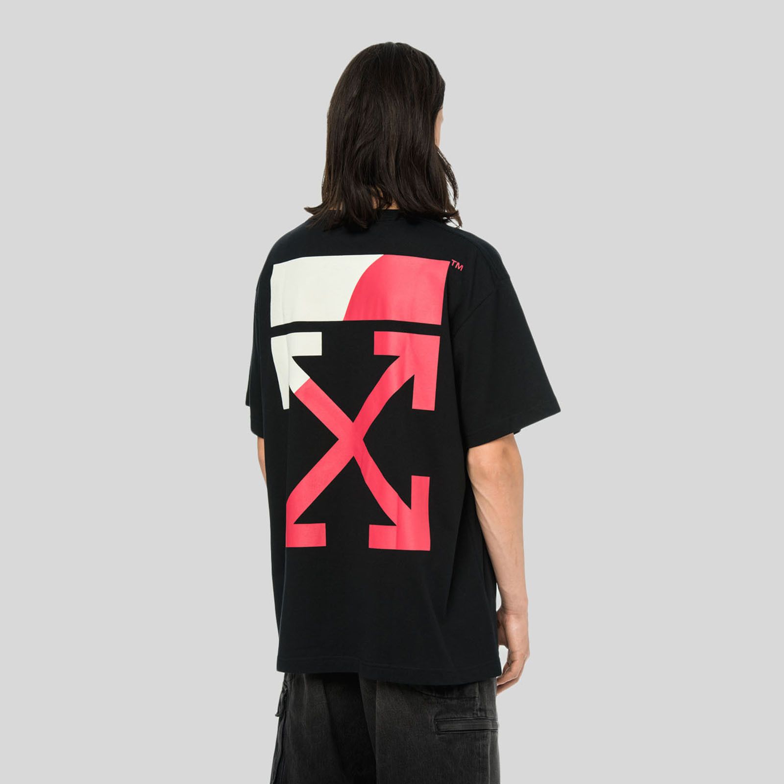 Off-White Black and Red Split Arrows Logo T-Shirt Size US S / EU 44-46 / 1 - 2 Thumbnail