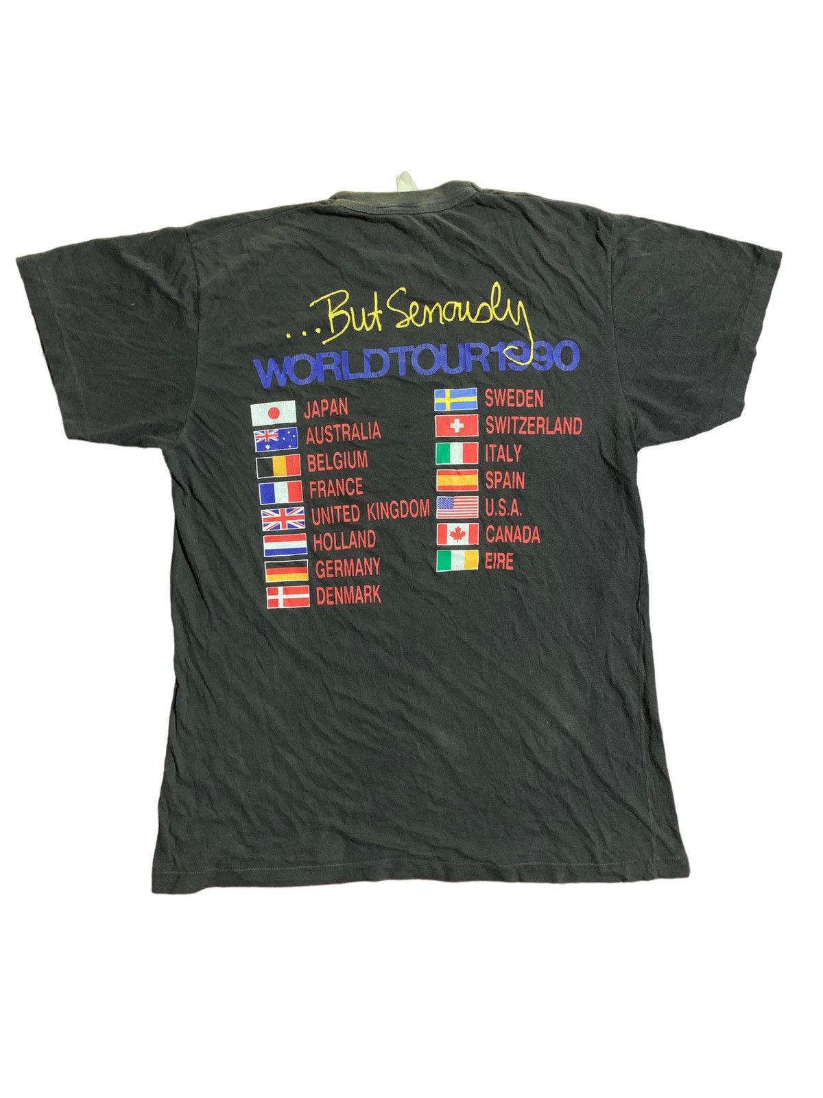 Band Tees × Vintage vintage band world tour 1990 phill collins Size US M / EU 48-50 / 2 - 3 Thumbnail