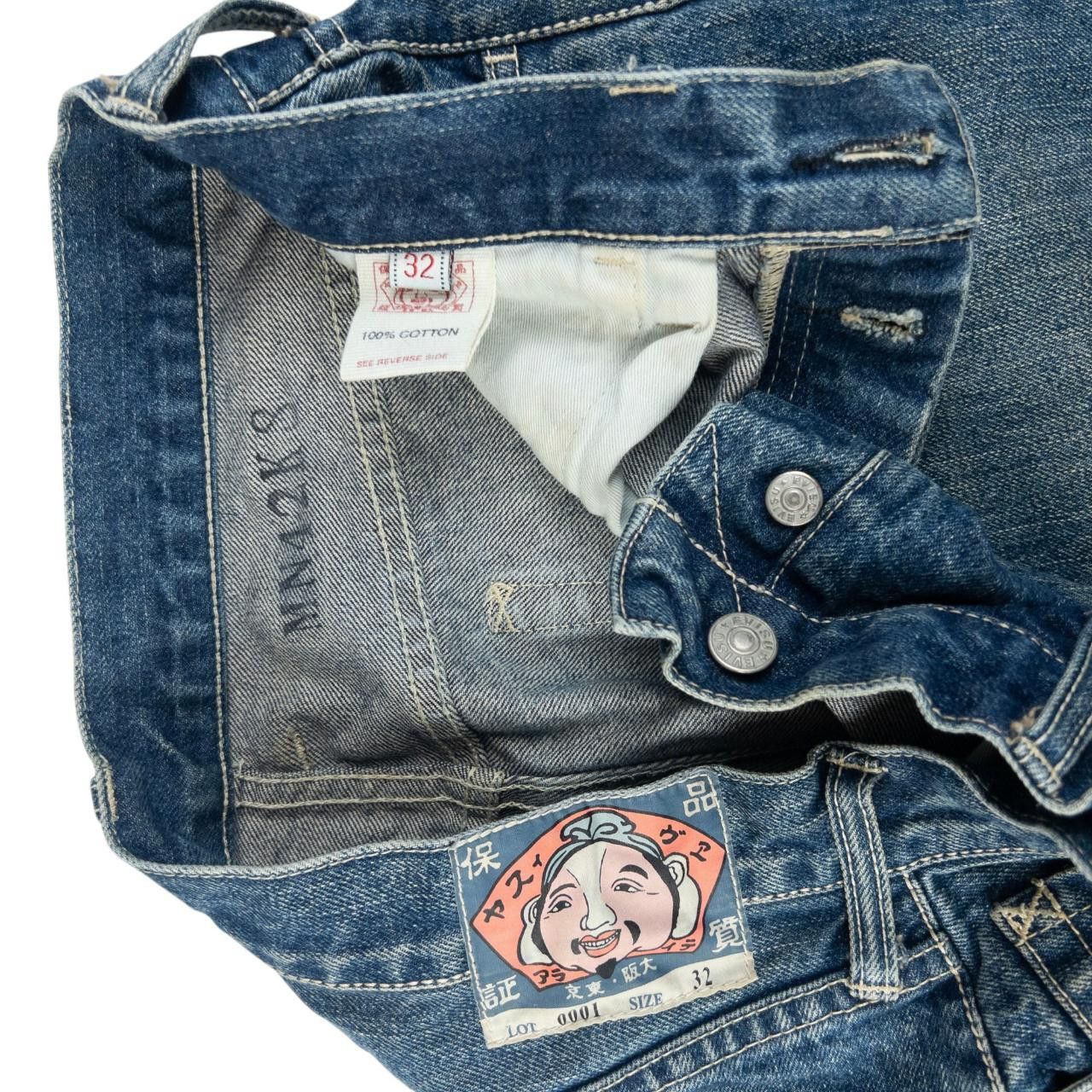 Evisu Evisu Painted Daicock Japanese Denim Jeans Size W32 Size US 32 / EU 48 - 6 Thumbnail
