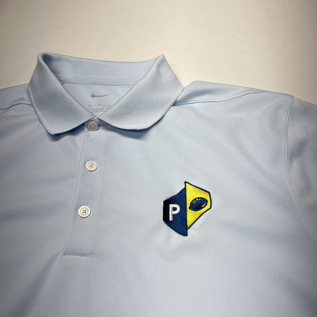 Nike Nike Polo Shirt Blue Golf Embroidered Power Logo Athletic Size US M / EU 48-50 / 2 - 2 Thumbnail