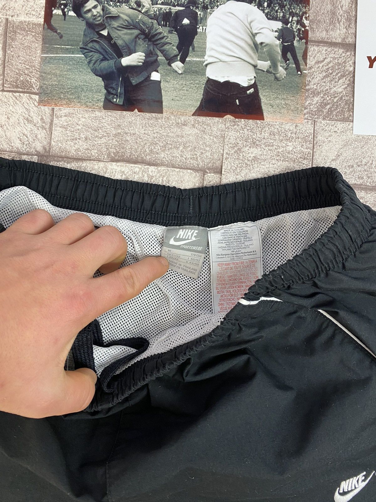 Nike × Vintage Vintage Nylon Nike Shorts Y2k style M Size US 32 / EU 48 - 11 Thumbnail