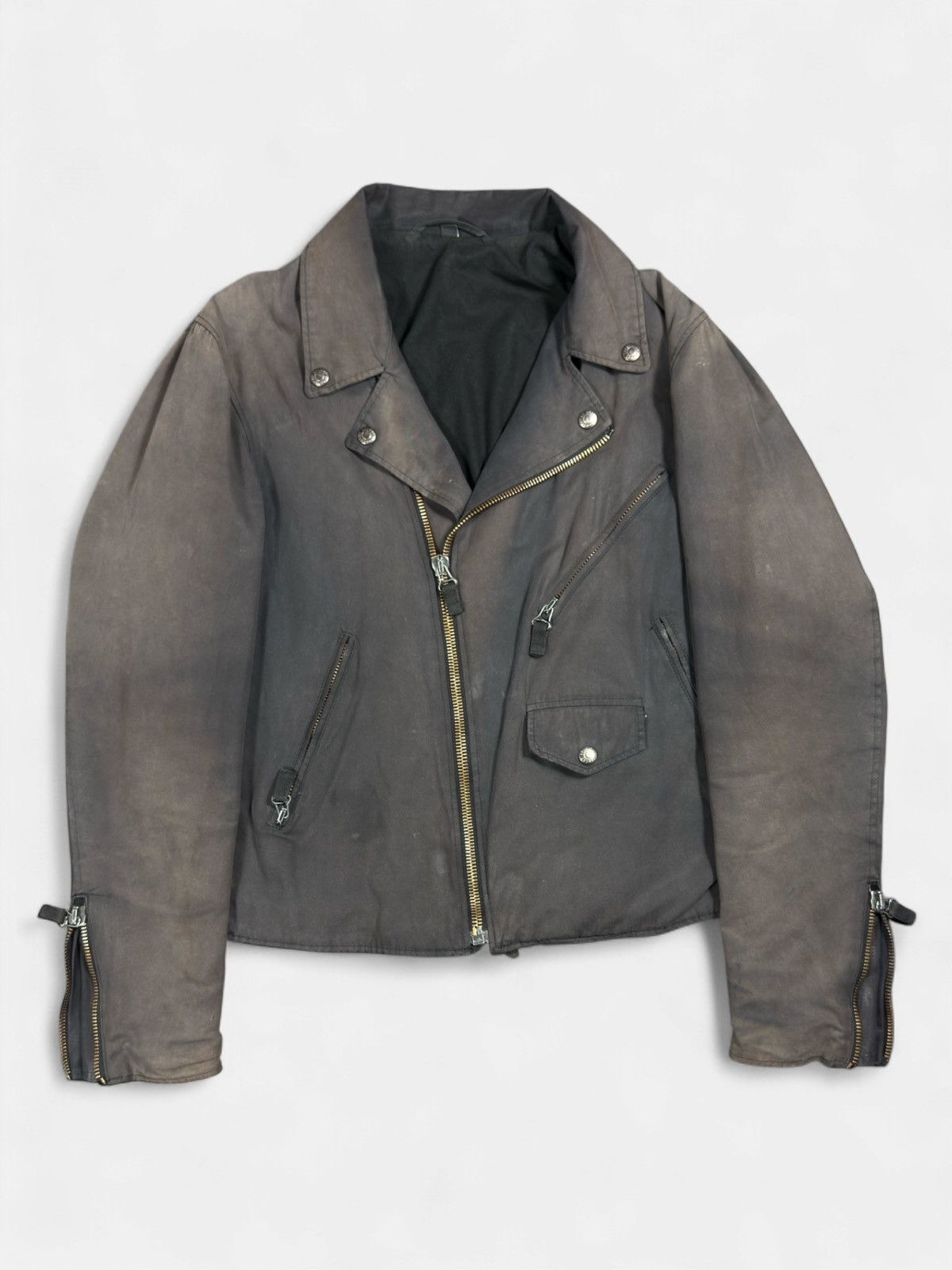 Helmut Lang Helmut Lang - SS04 Sunfaded Cotton Perfecto Size US L / EU 52-54 / 3 - 1 Thumbnail