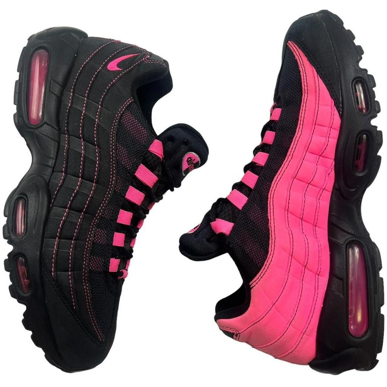 Nike Nike Air Max 95 Black Pink Blast - Size US 9.5 / EU 43 Size US 9.5 / EU 42-43 - 3 Thumbnail