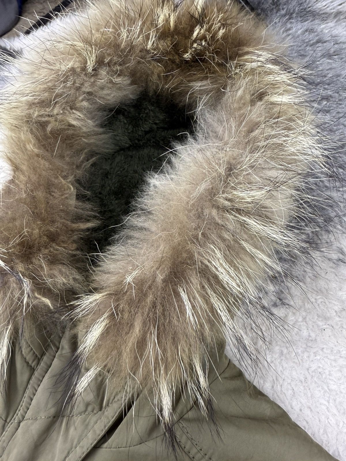 If Six Was Nine Japanese Designer like L.G.B. Fur Raccoon Jacket Size US S / EU 44-46 / 1 - 4 Thumbnail