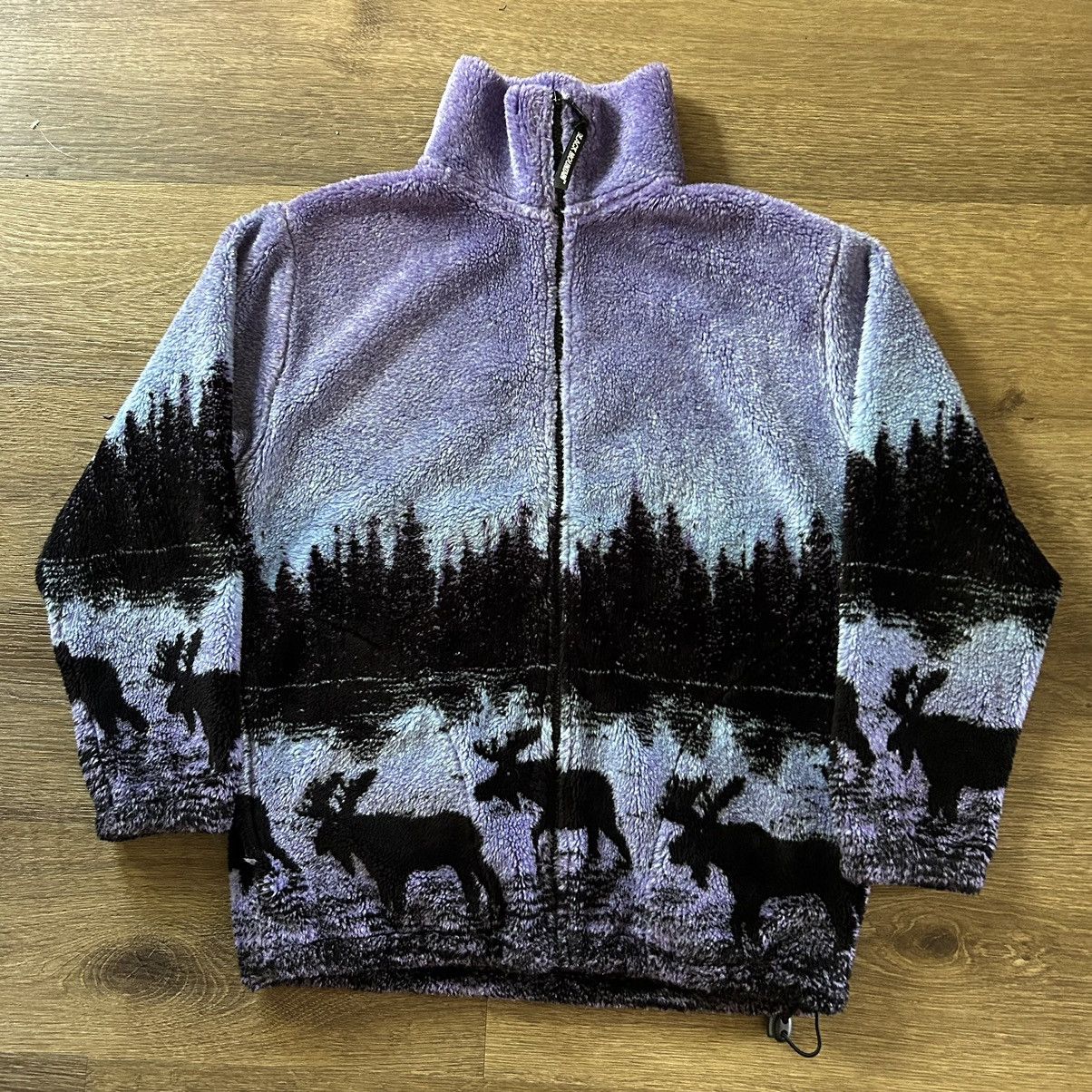 Vintage Vtg black mountain fleece jacket Size US L / EU 52-54 / 3 - 1 Thumbnail