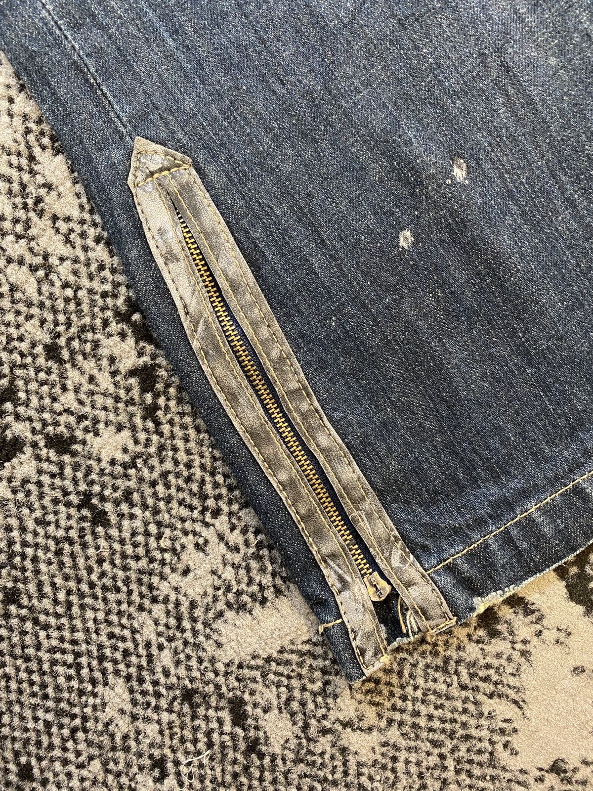 Japanese Brand Fuga Denim Zip Vintage Denim Jeans Size US 34 / EU 50 - 6 Thumbnail