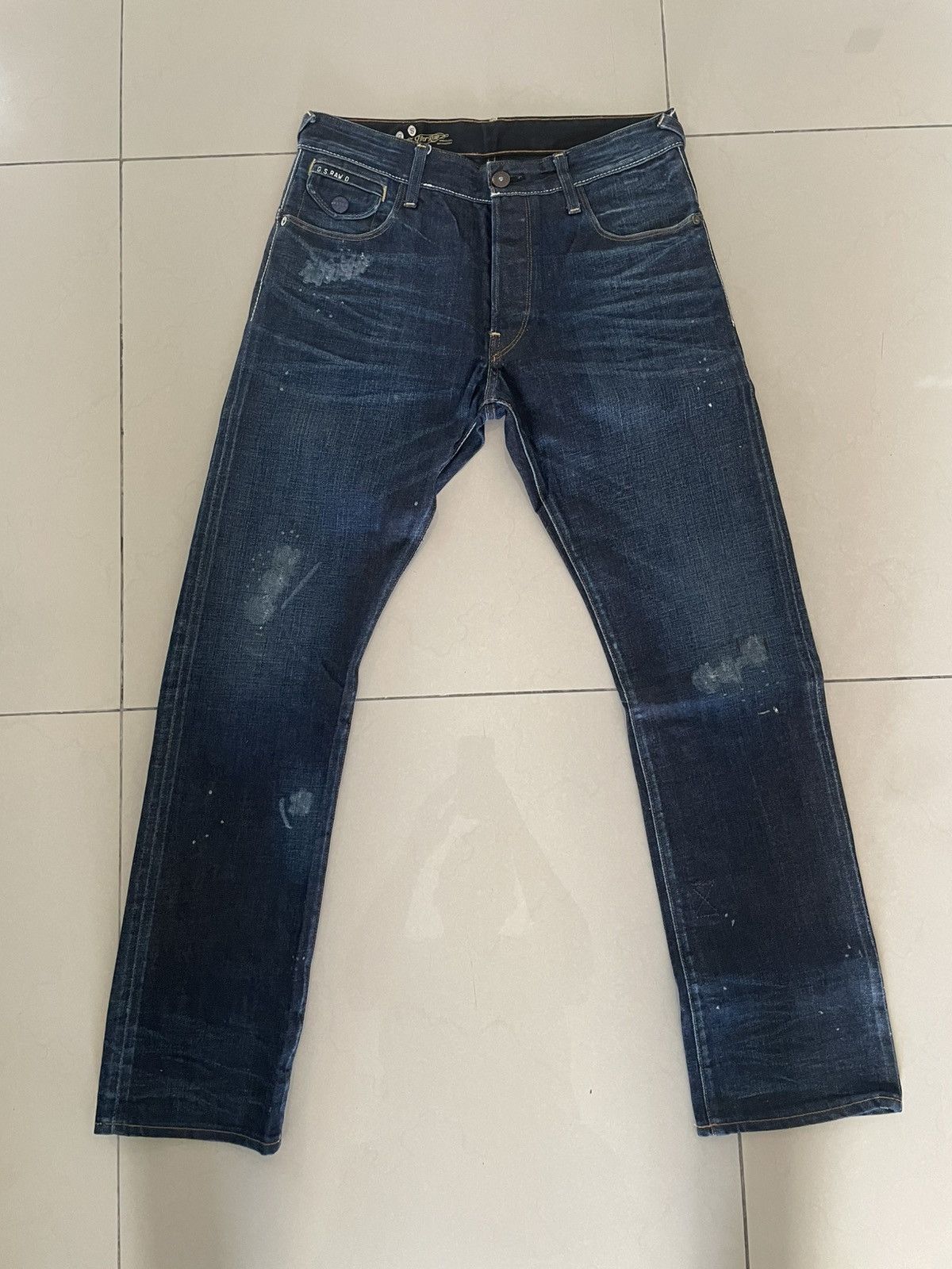 G-Star Final Drop‼️ G-Star Raw Selvedge Essentials Denim (25-020) Size US 32 / EU 48 - 1 Thumbnail