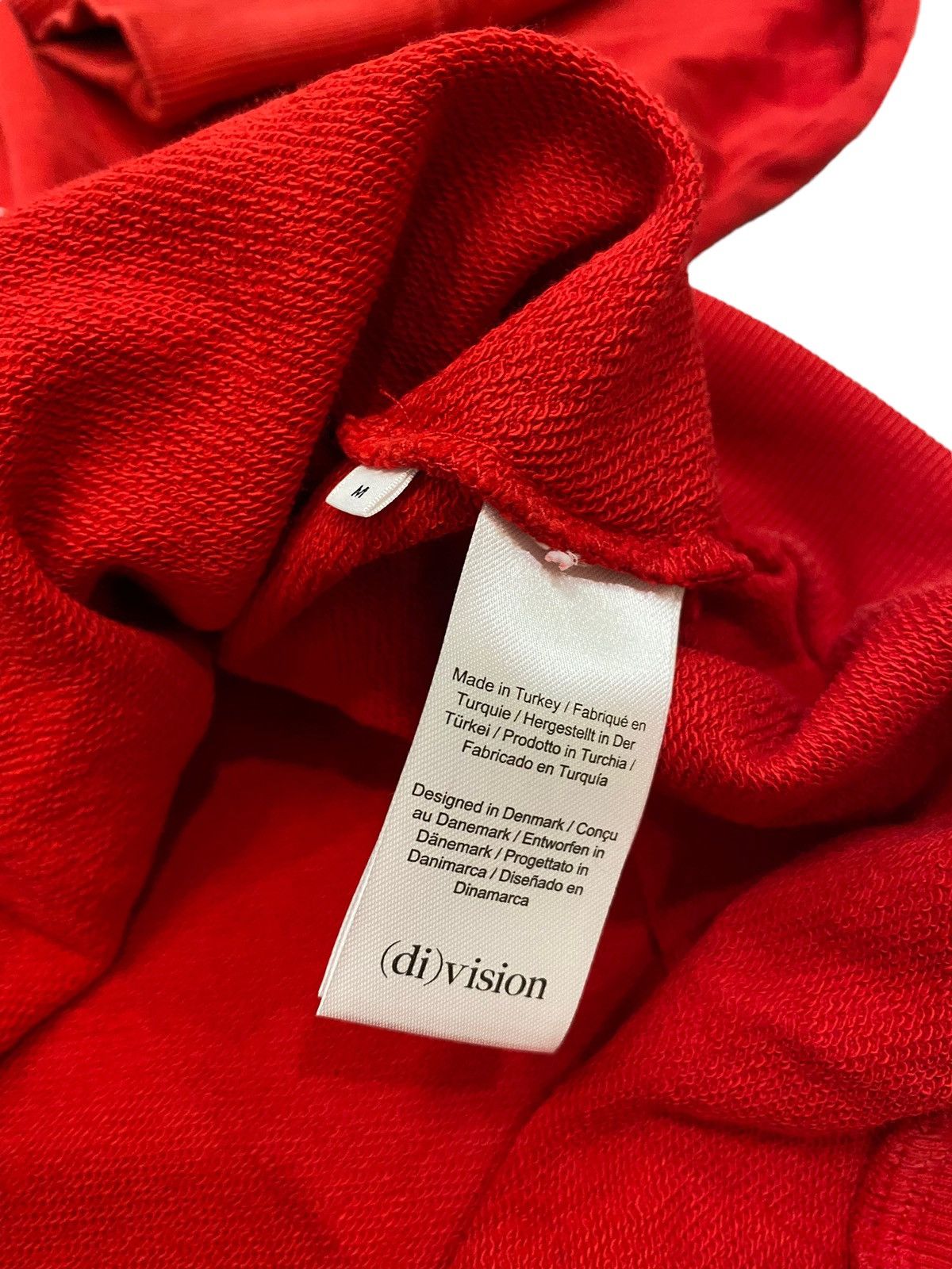 Designer (Di)vision Split Zip Up Spell Out Hoodie Sweatshirt Size US M / EU 48-50 / 2 - 10 Thumbnail