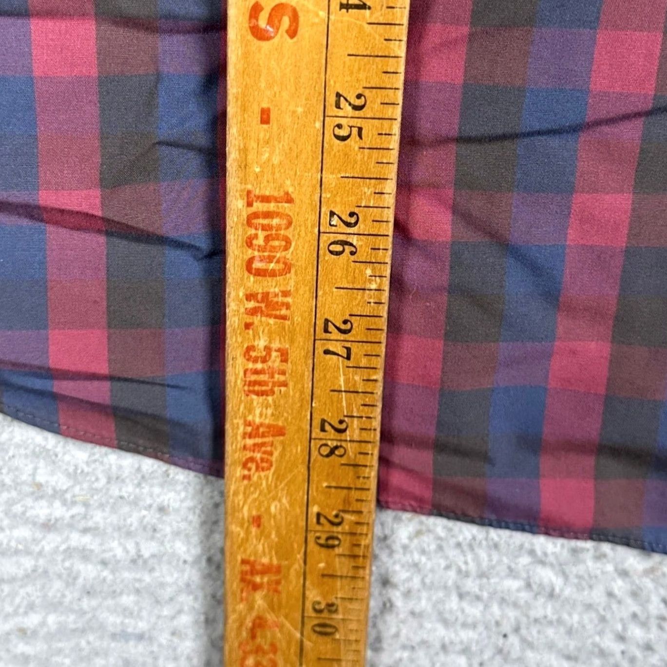 UNTUCKit UNTUCKit Shirt Mens XL Red Blue Buffalo Check Button Up Long Sleeve Pocket Casual Size US XL / EU 56 / 4 - 6 Thumbnail