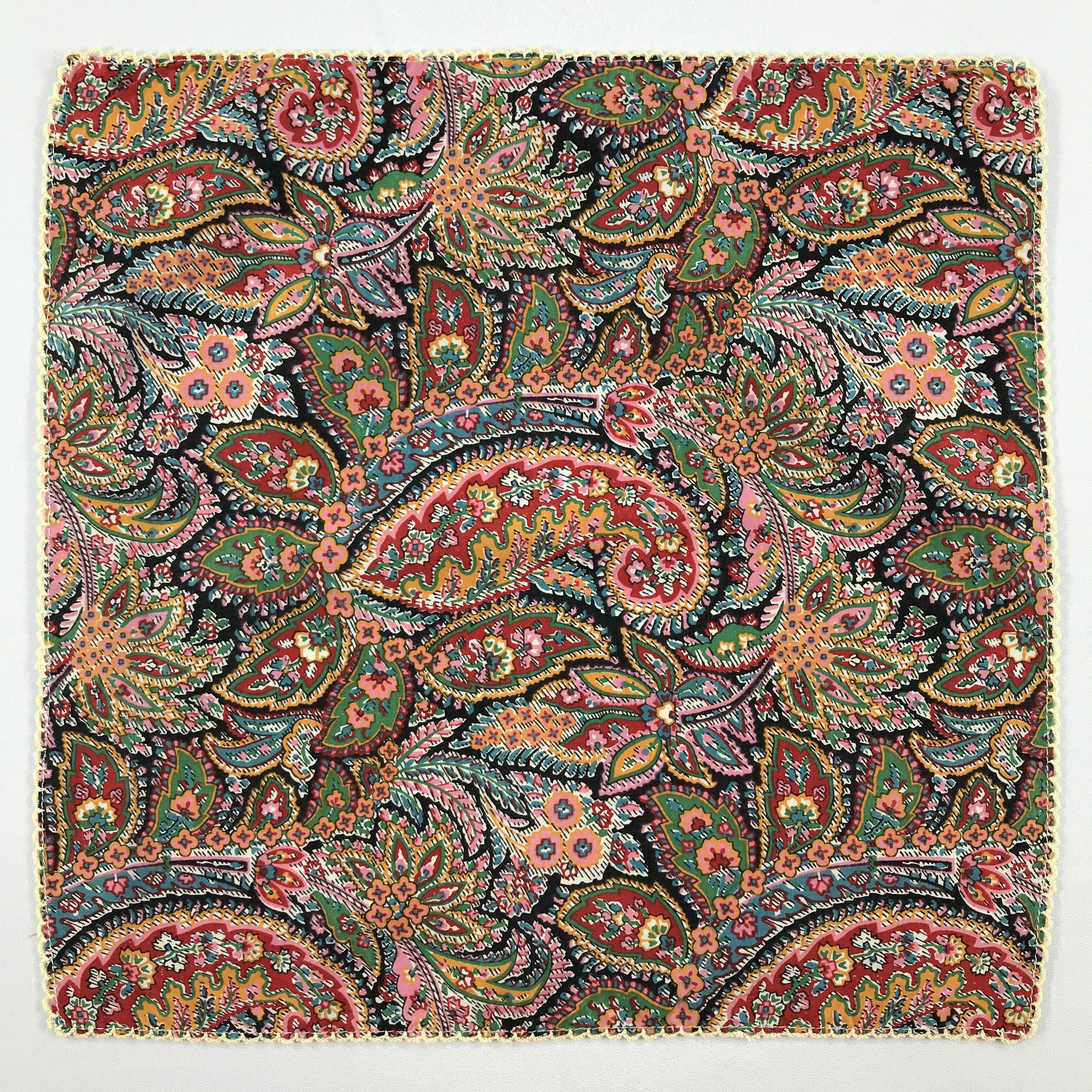 Liberty × Vintage Liberty Bandana / Handkerchief / Neckerchief - S2058 Size ONE SIZE - 1 Thumbnail