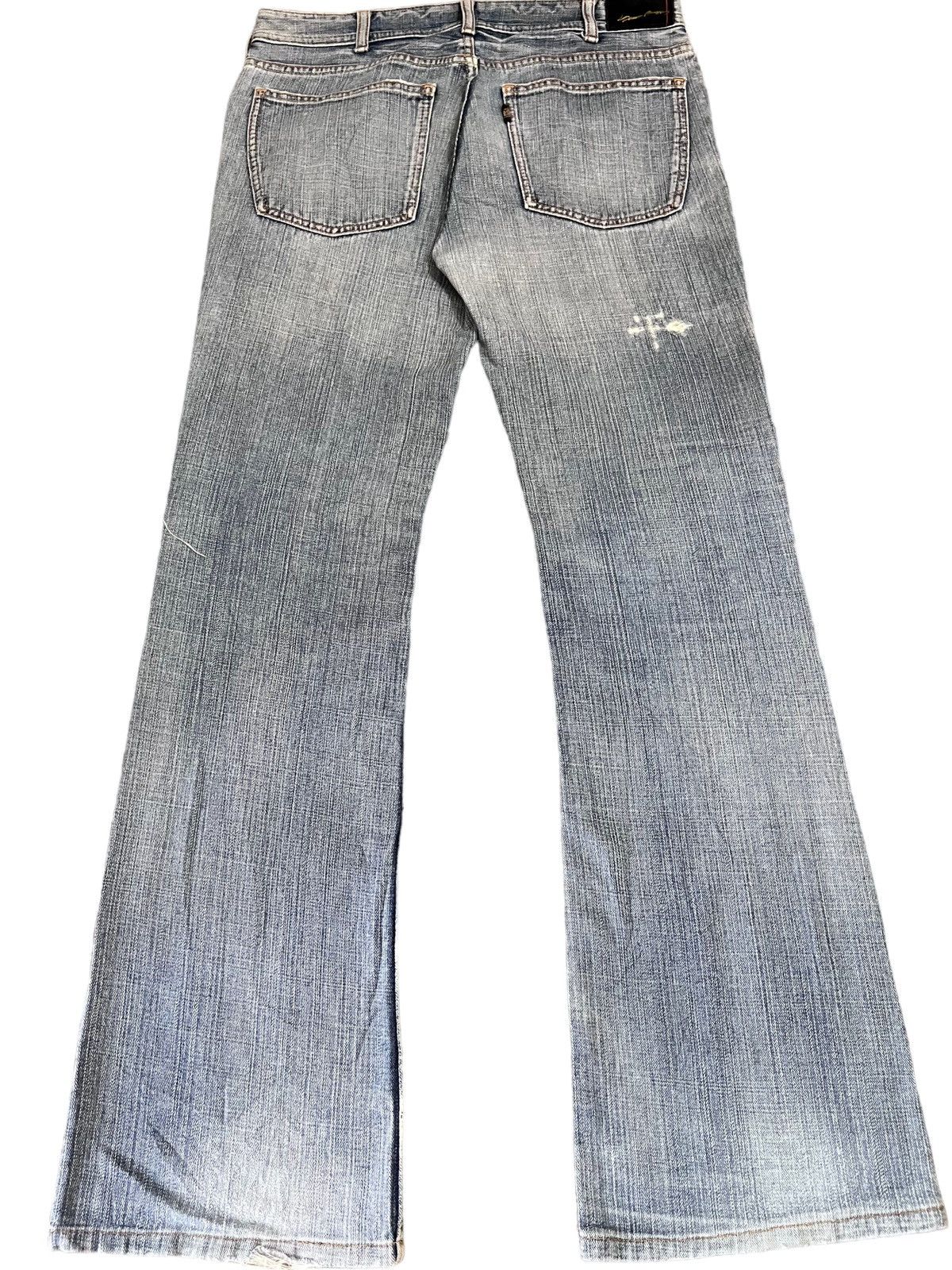 Le Grande Bleu (L.G.B.) Vintage Blue Denim craft Bootcut Flare Style Jeans Size US 32 / EU 48 - 8 Thumbnail