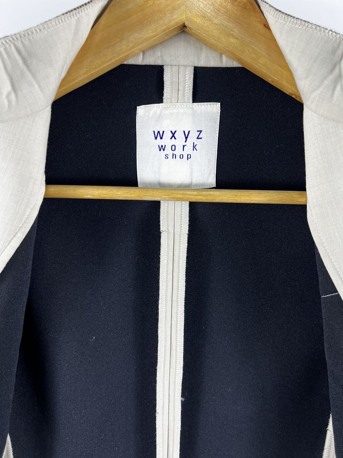 Yohji Yamamoto 🔥 YOHJI YAMAMOTO WXYZ WORK SHOP VISCOSE CROPED JACKET Size XS / US 0-2 / IT 36-38 - 10 Thumbnail