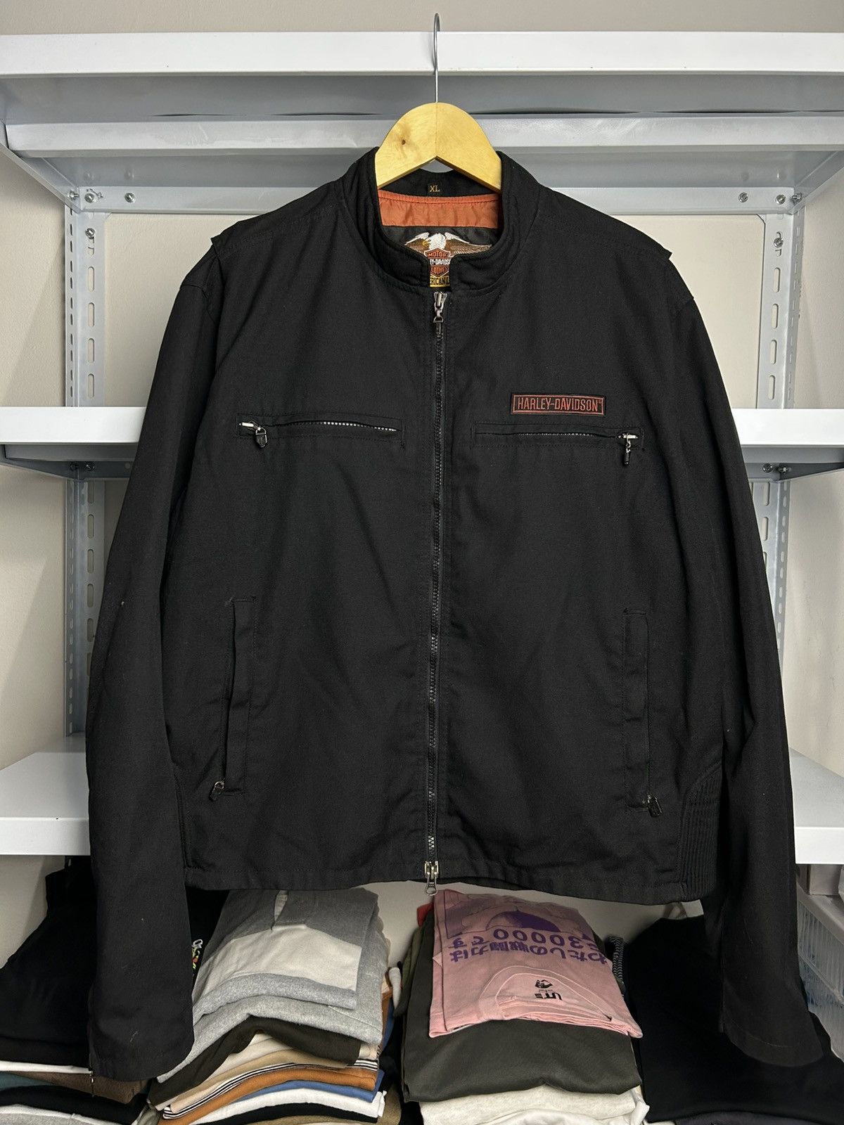 Harley Davidson HARLEY DAVIDSON CANVAS JACKET Size US XL / EU 56 / 4 - 1 Thumbnail