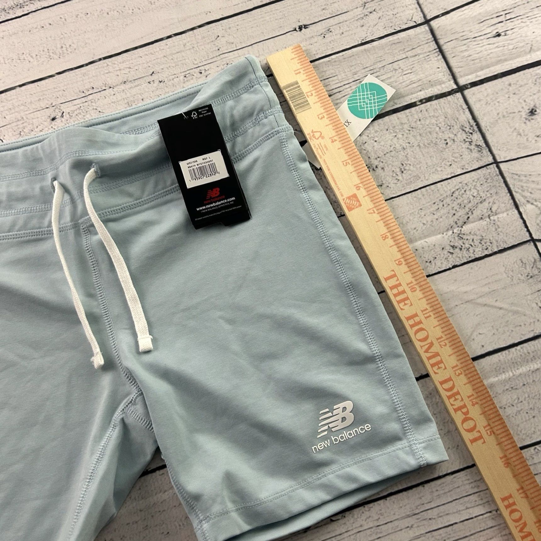 New Balance New Balance Athletic Shorts Womens L Blue Size 36" / US 14 / IT 50 - 3 Thumbnail