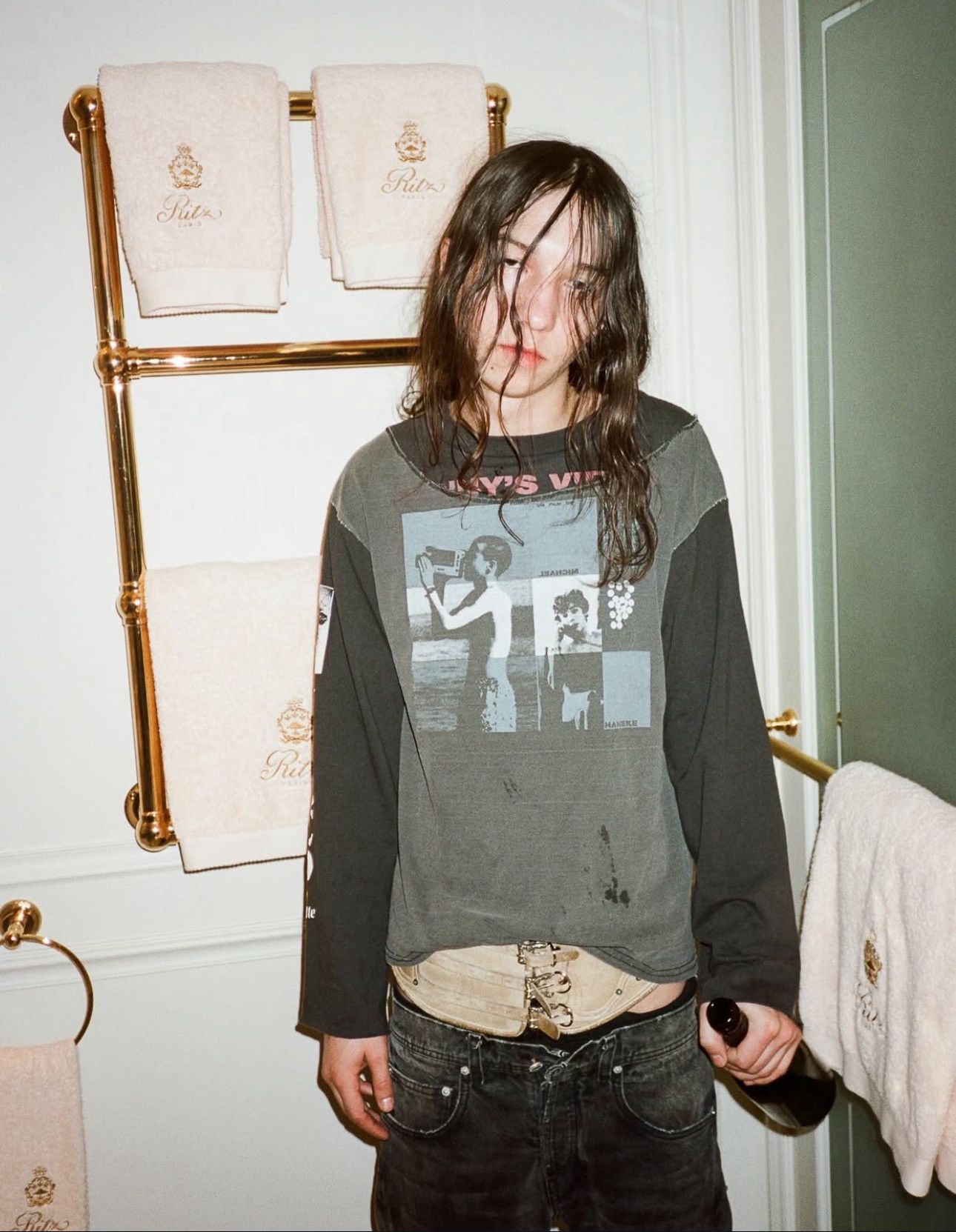 Enfants Riches Deprimes Benny’s Video Assemblage Long Sleeve T-Shirt Size US L / EU 52-54 / 3 - 3 Thumbnail