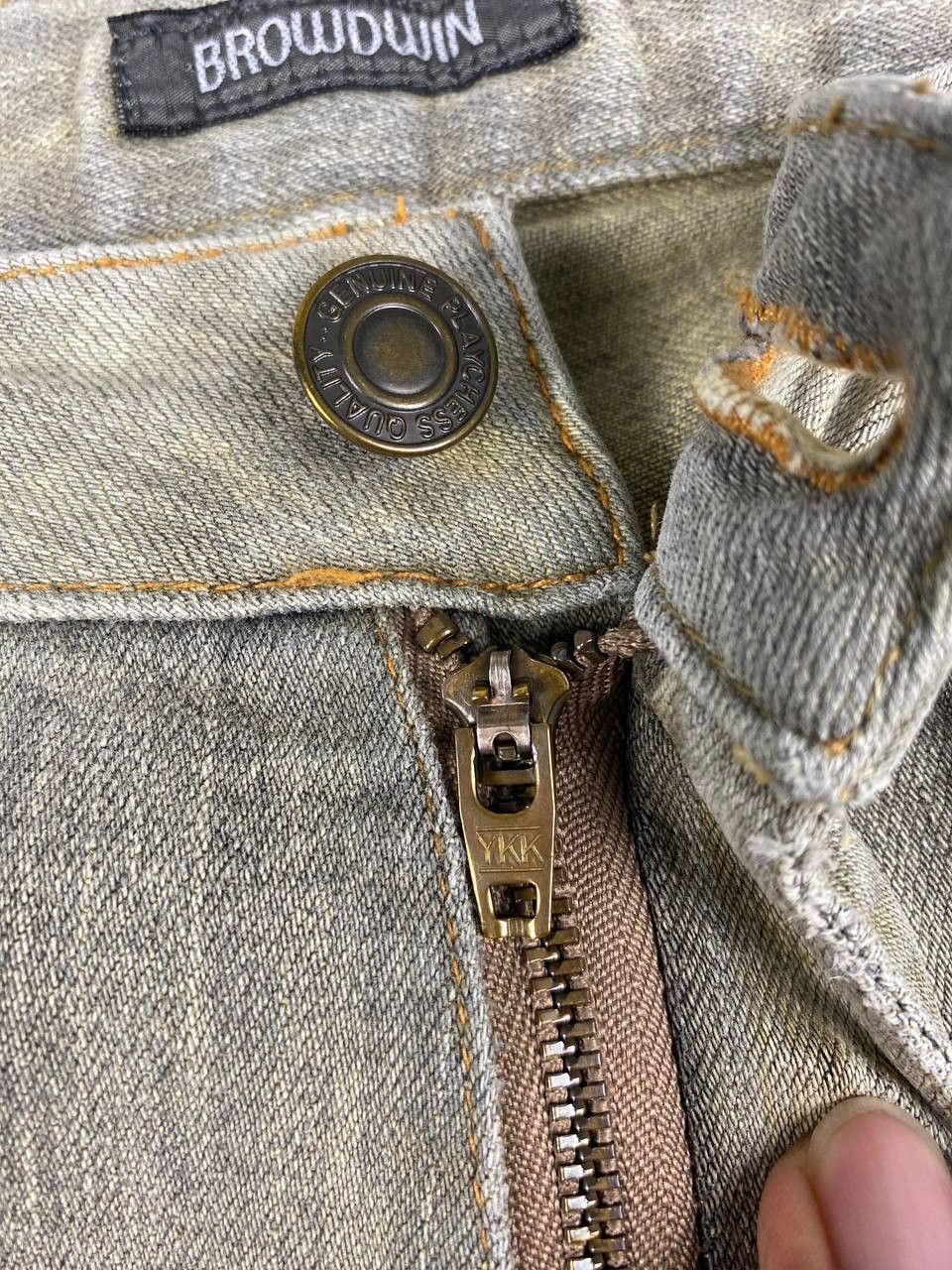 Japanese Brand vintage japanese brand denim cargo pants bootcut Size US 31 - 12 Thumbnail