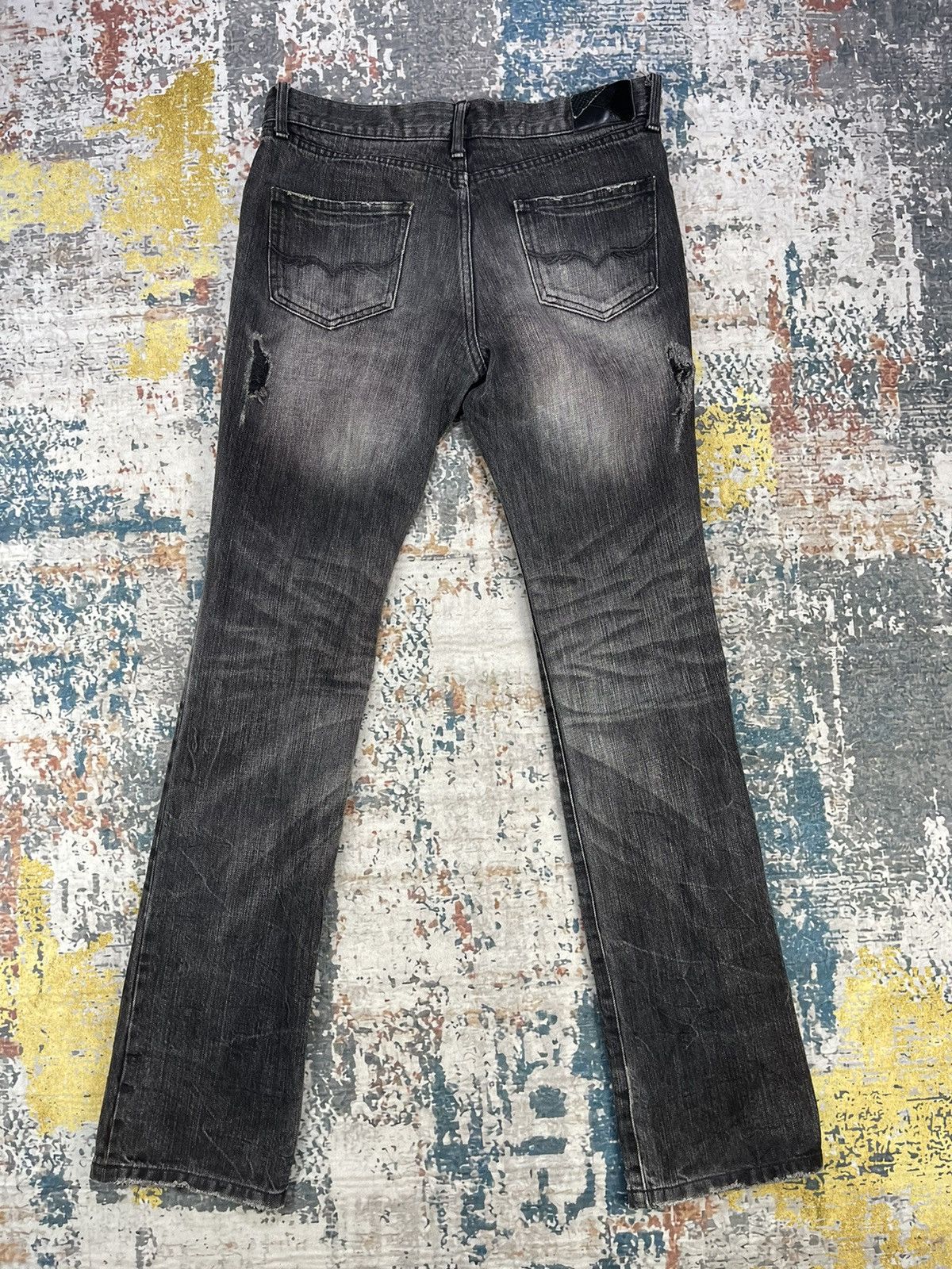GOSTAR DE FUGA Hysteric Inspired Fuga Distressed Torn Jeans Size 32" / US 10 / IT 46 - 10 Thumbnail