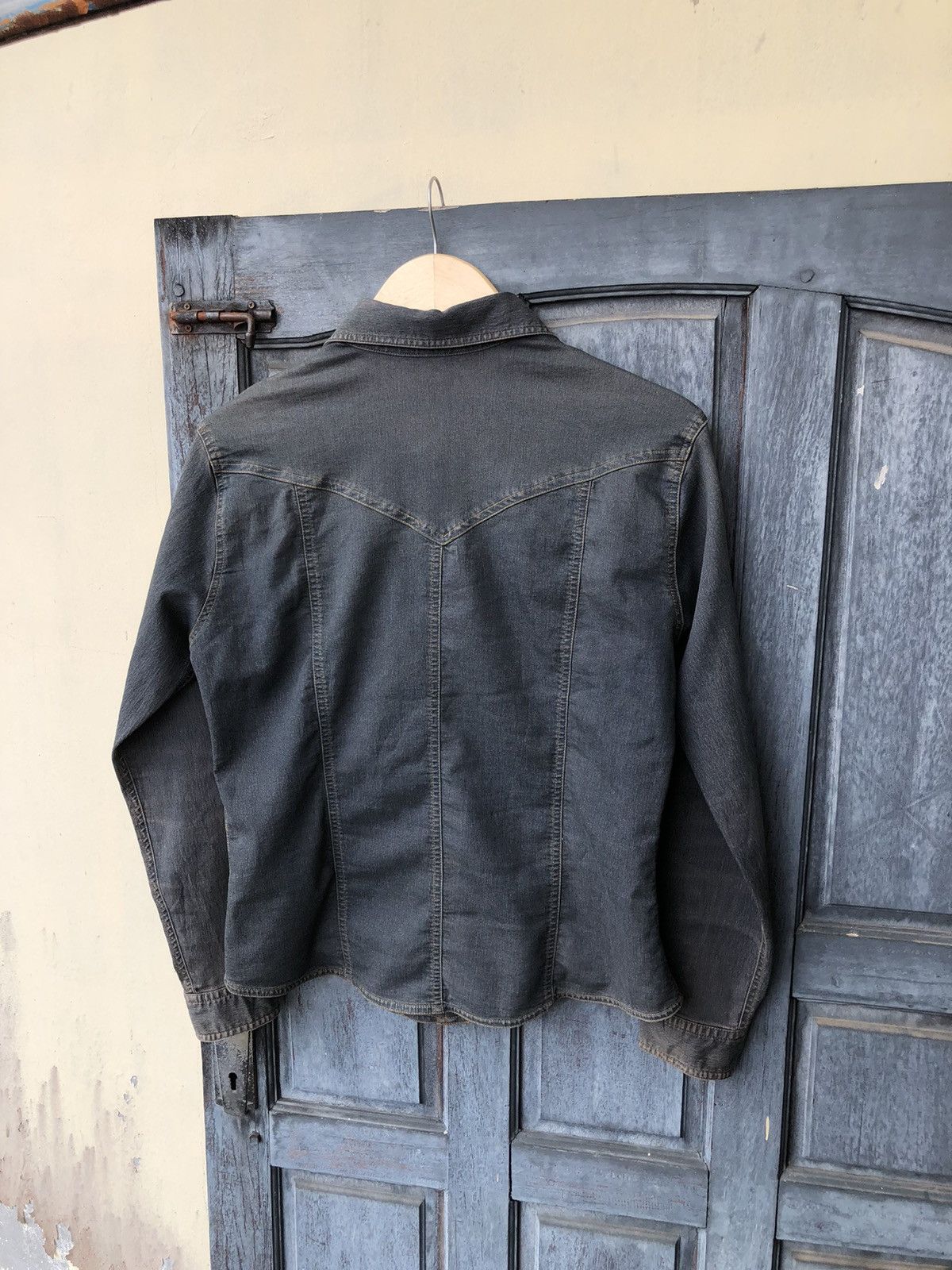 Vintage Flash Stretch Button Faded Distressed Japanese Babes Style Size M / US 6-8 / IT 42-44 - 12 Thumbnail