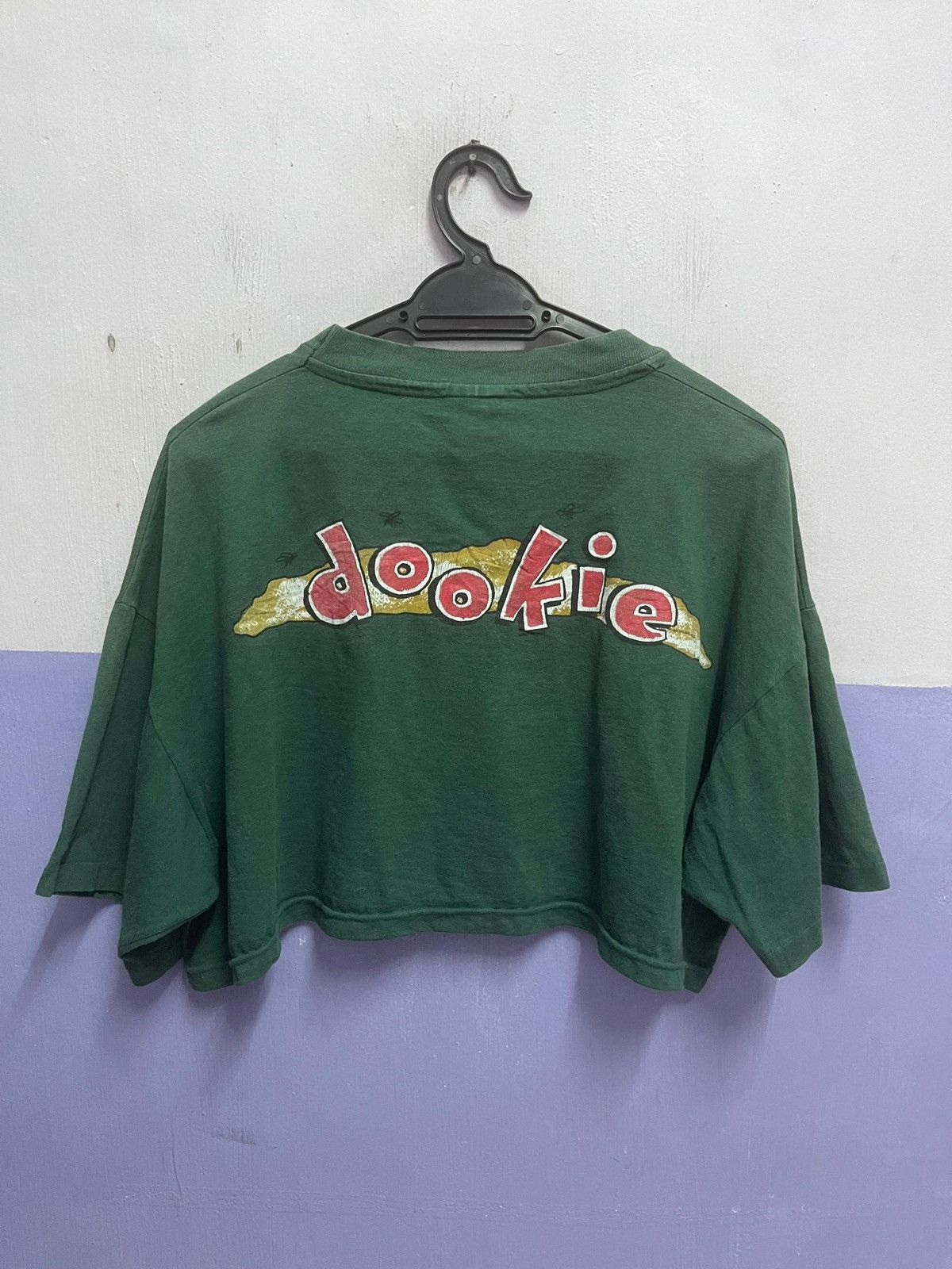 Band Tees Vintage 1995 Green Day Dookie Crop Tshirt Size US L / EU 52-54 / 3 - 13 Thumbnail