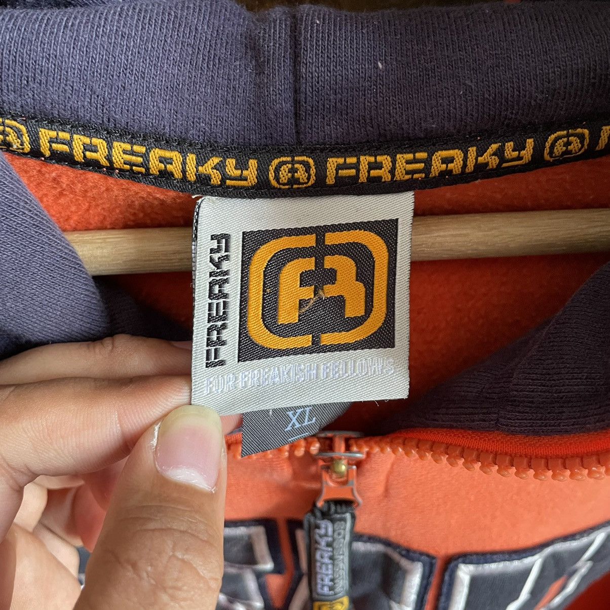 Japanese Brand Freaky Hoodie Size US XL / EU 56 / 4 - 8 Thumbnail