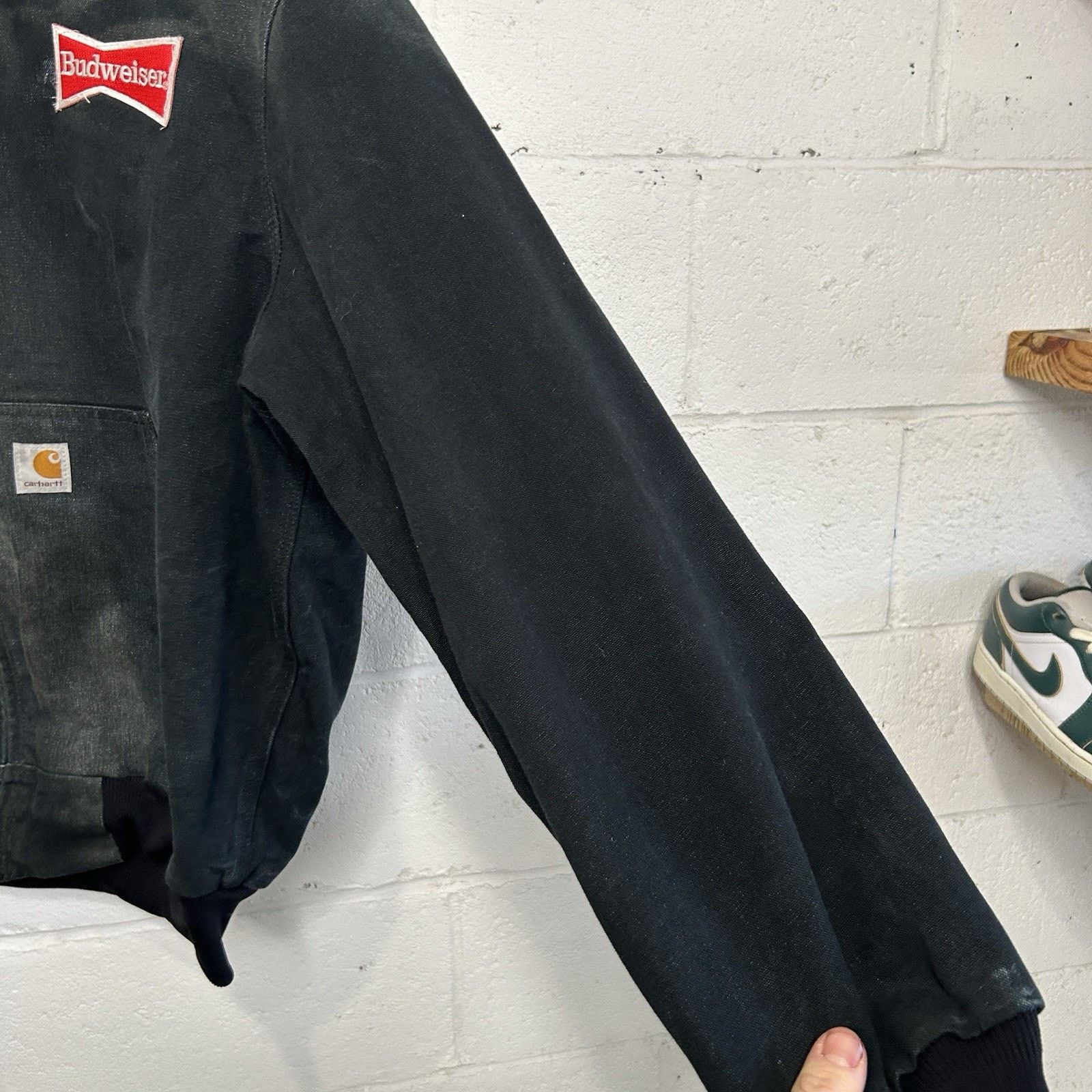 Carhartt Carhartt Thermal Hooded Active Jacket “Black” Budweiser J131 Size US XL / EU 56 / 4 - 8 Thumbnail