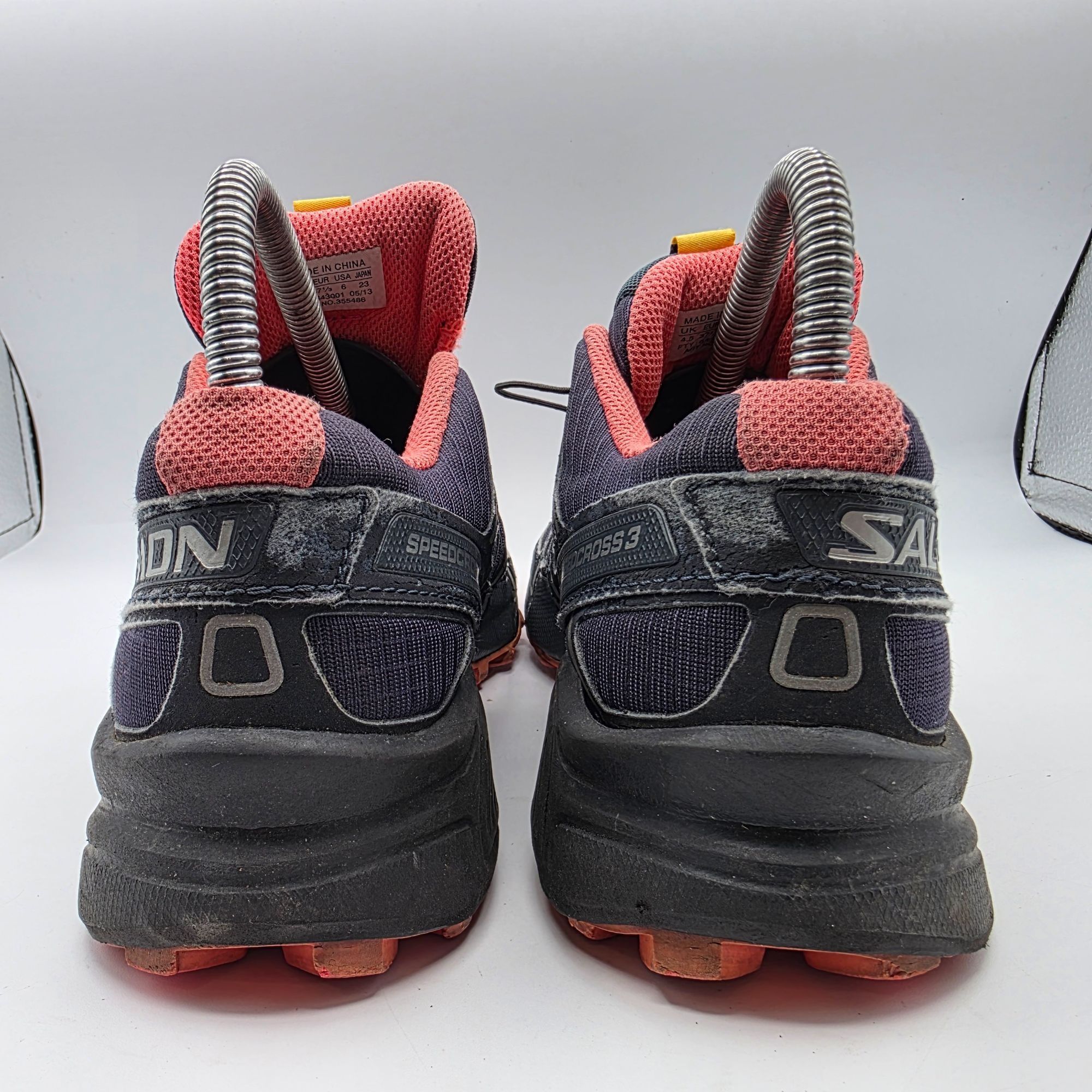 Salomon Salomon Speedcross 3 Womens Size 6 Black Pink Trail Running Size US 6 / IT 36 - 4 Thumbnail
