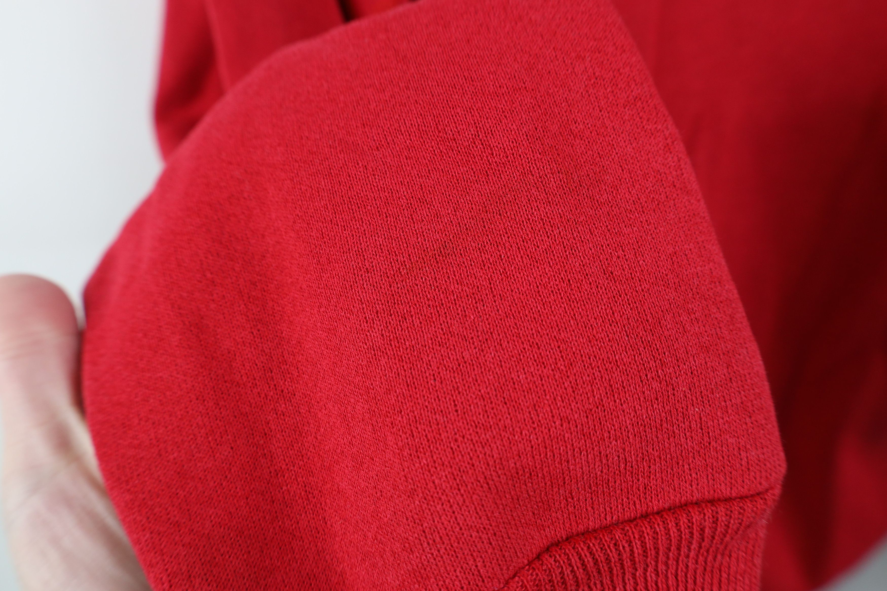 Vintage Vintage 70s Streetwear Gusset Crewneck Sweatshirt Red USA Size US S / EU 44-46 / 1 - 7 Thumbnail