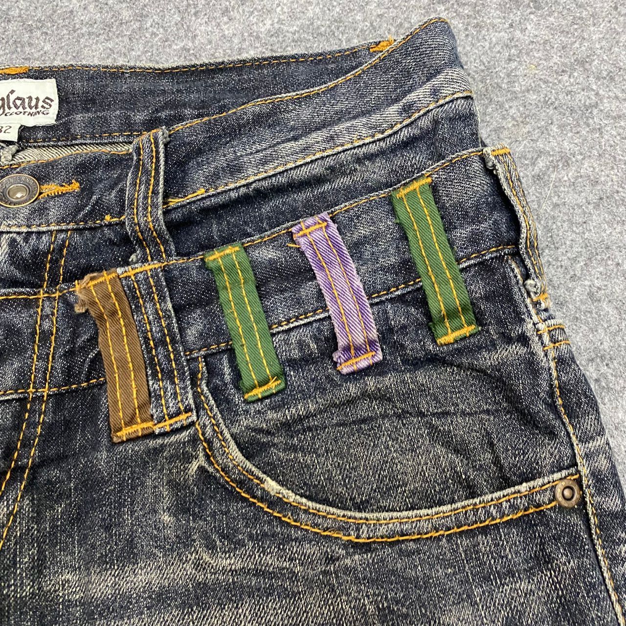 If Six Was Nine 💥Best Offer💥 Nylaus Clothing Double Waist Distressed Denim Size US 32 / EU 48 - 11 Thumbnail
