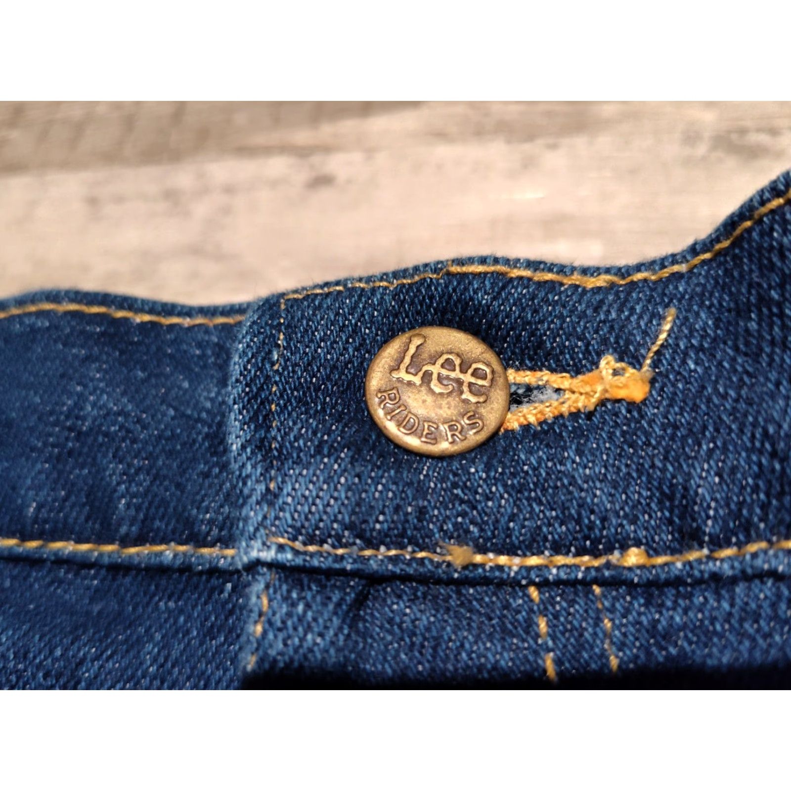 Vintage Vtg Lee Riders High Waisted Straight Leg Jeans Women's 18 Pet USA Union Made EUC Size 40" / US 18 - 5 Thumbnail