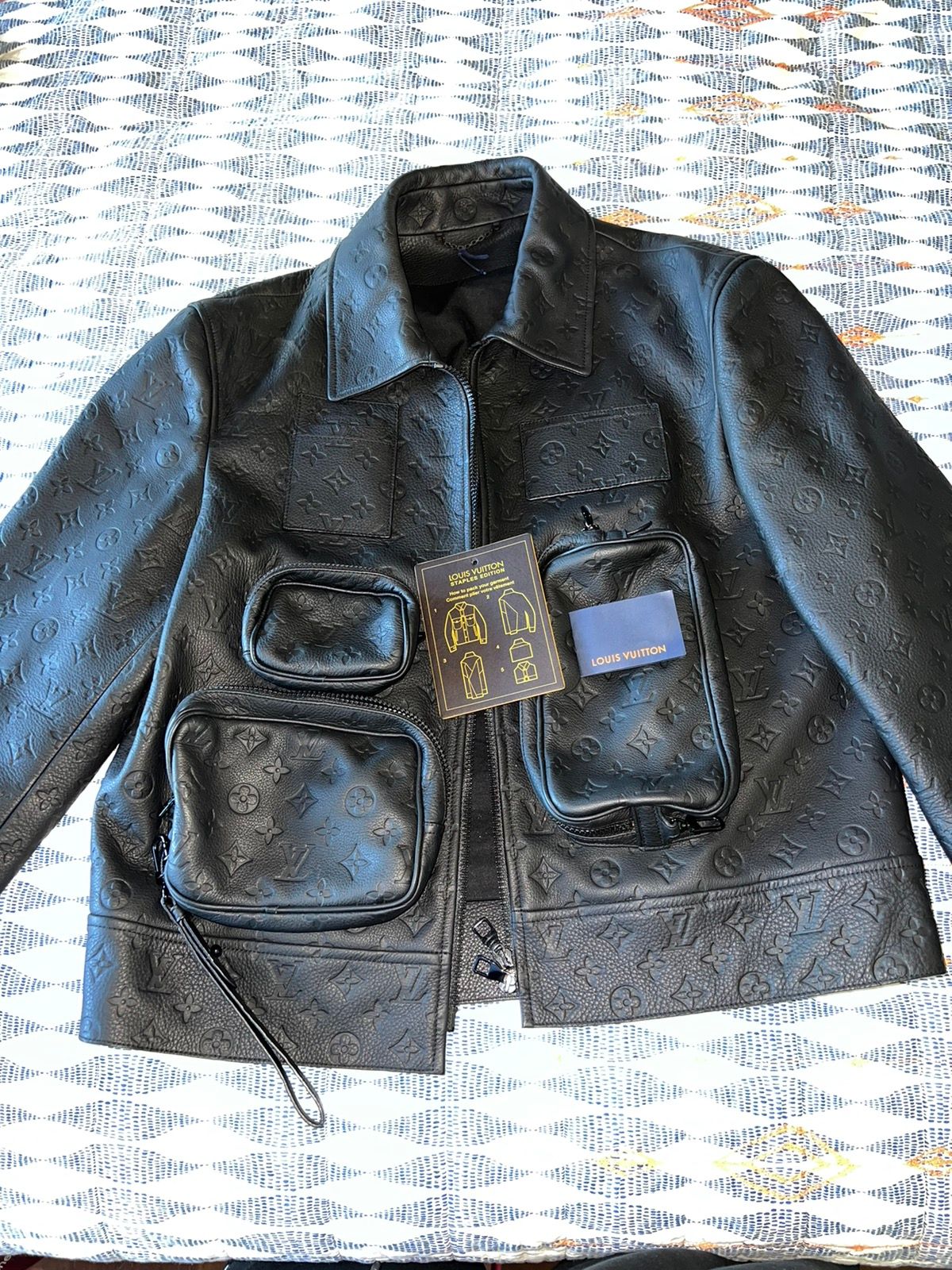 LOUIS VUITTON LV SS21 Monogram Solid Color Casual Jacket For Men Blue -  KICKS CREW