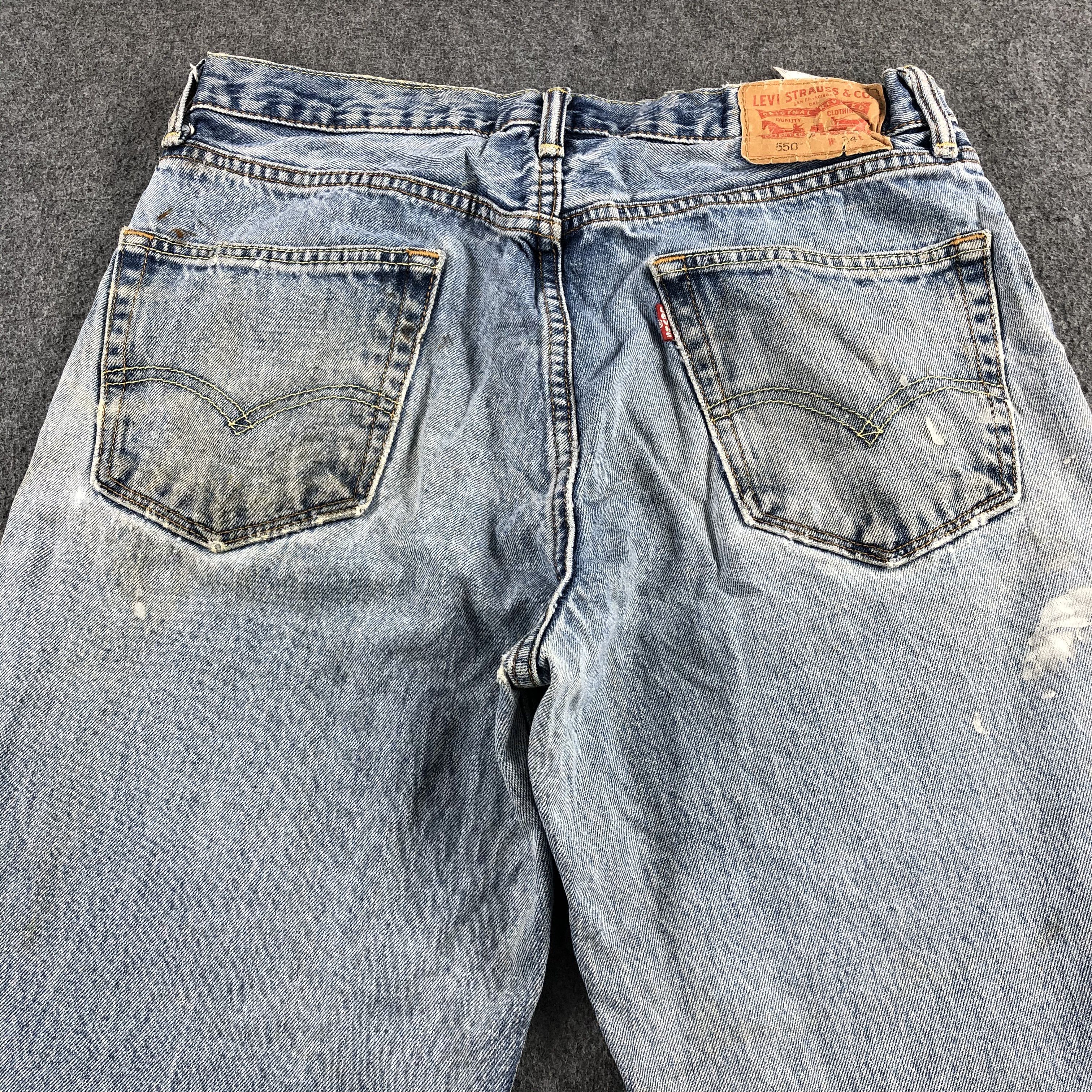 Levi's Vintage Light Wash Levis 550 Jeans-J2056 Size US 33 - 4 Thumbnail
