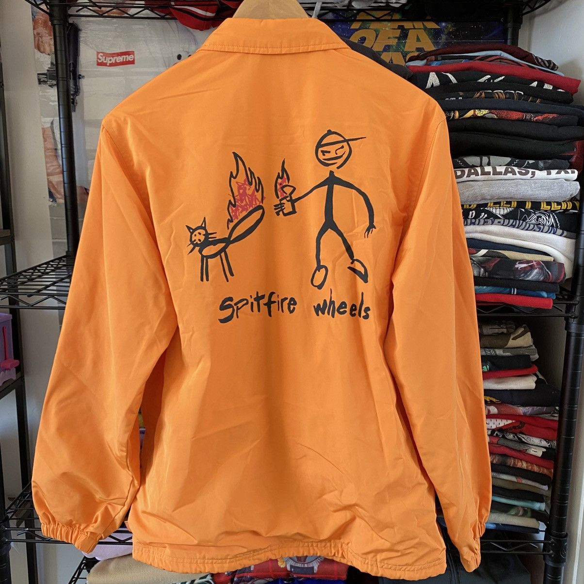 Supreme Supreme Coaches Jacket Bright Orange 2018 Windbreaker Size US M / EU 48-50 / 2 - 5 Thumbnail