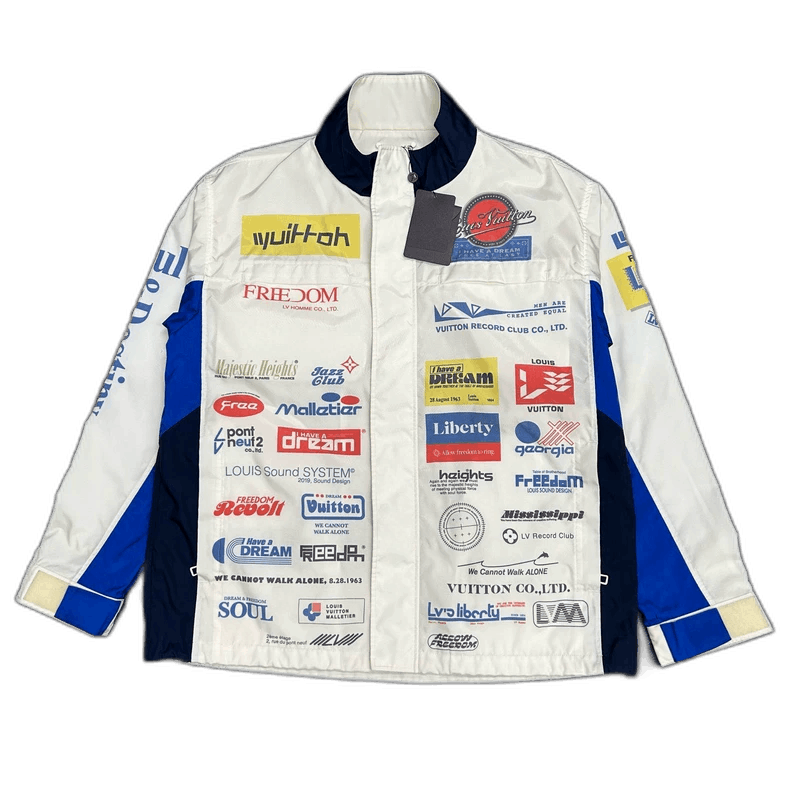 LOUIS VUITTON レース ジャケット Louis Vuitton Racing Zip Jacket New Size 52-2506
