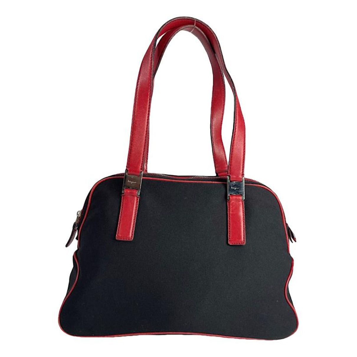 Salvatore Ferragamo Black Polyester Handbag Size ONE SIZE - 1 Thumbnail