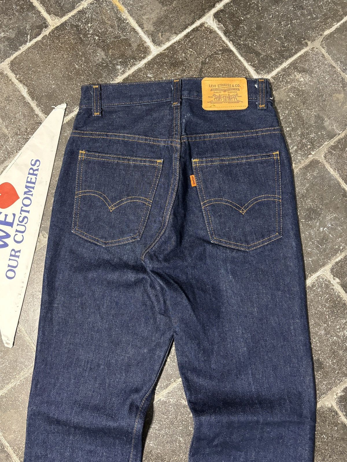 Levi's 1990’s Levi’s Orange Tab 506 Made in Canada Vintage Dark Wa Size 26" / US 2 / IT 38 - 3 Thumbnail