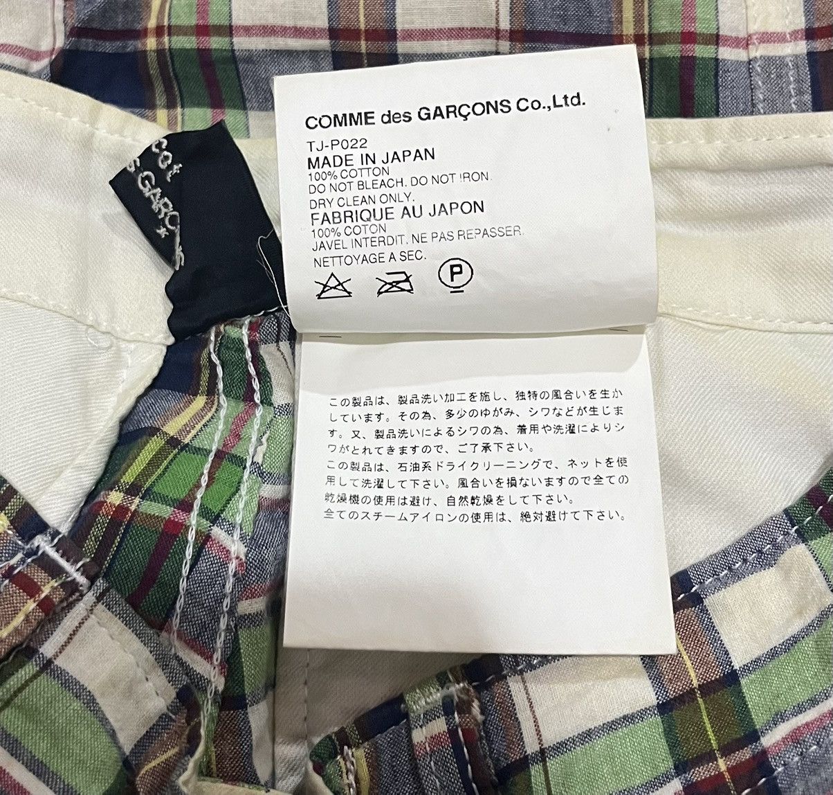 Comme des Garcons Tricot cdg AD2003 checkered cargo trousers Size US 27 - 2 Thumbnail